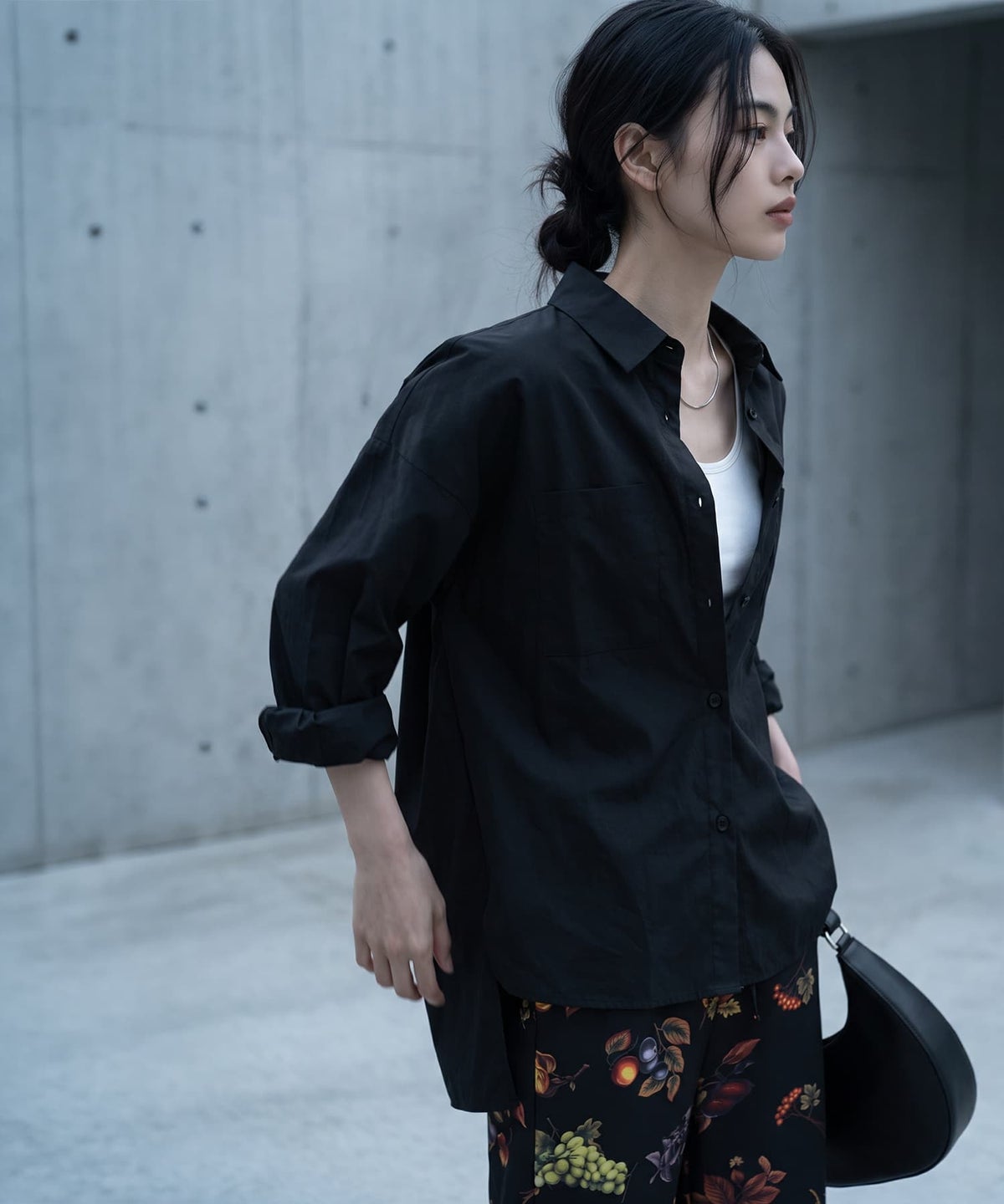 着用イメージ 170cm ブラック