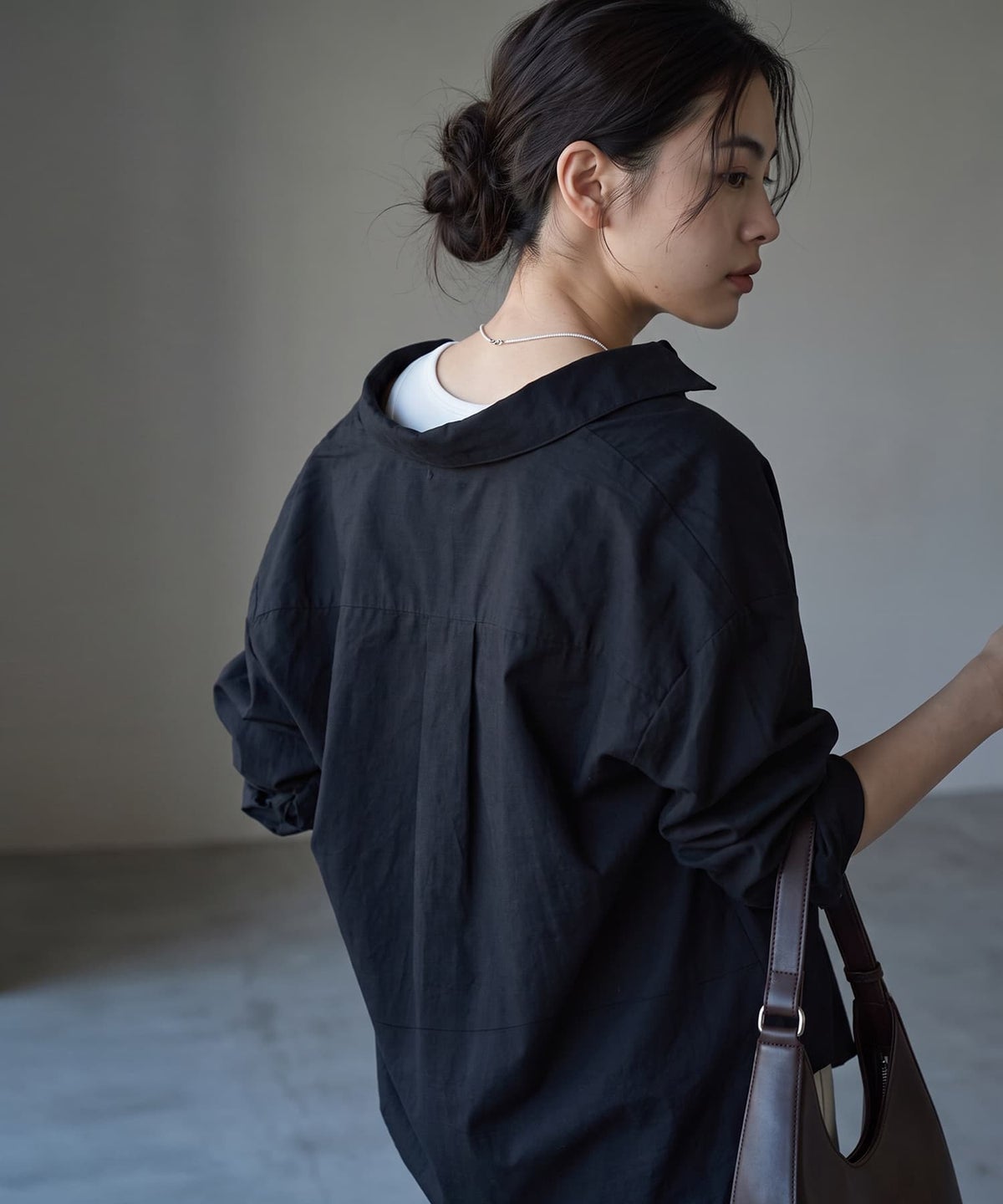 着用イメージ 170cm ブラック
