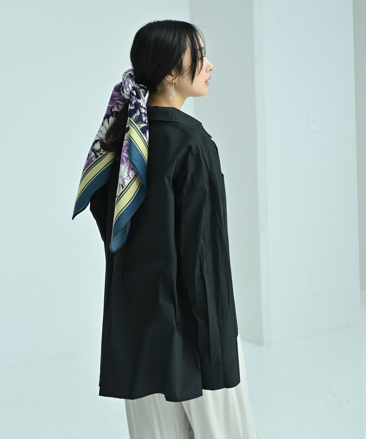 着用イメージ 167cm ブラック