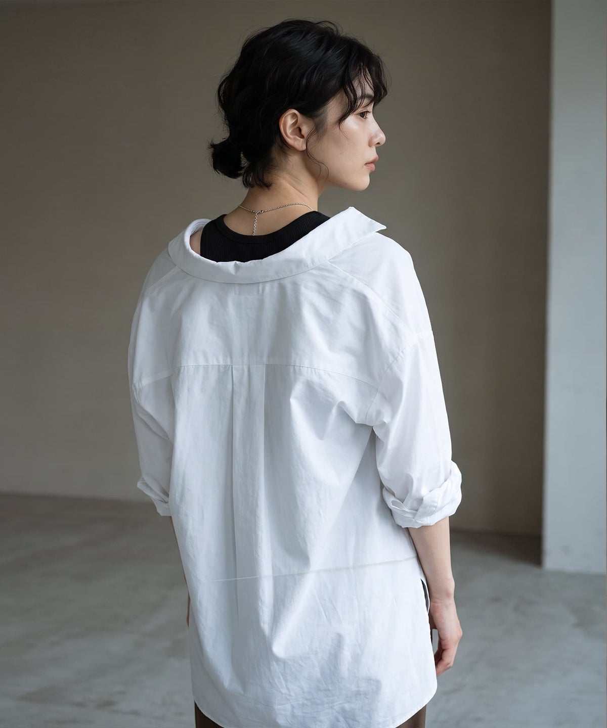 着用イメージ 170cm ホワイト