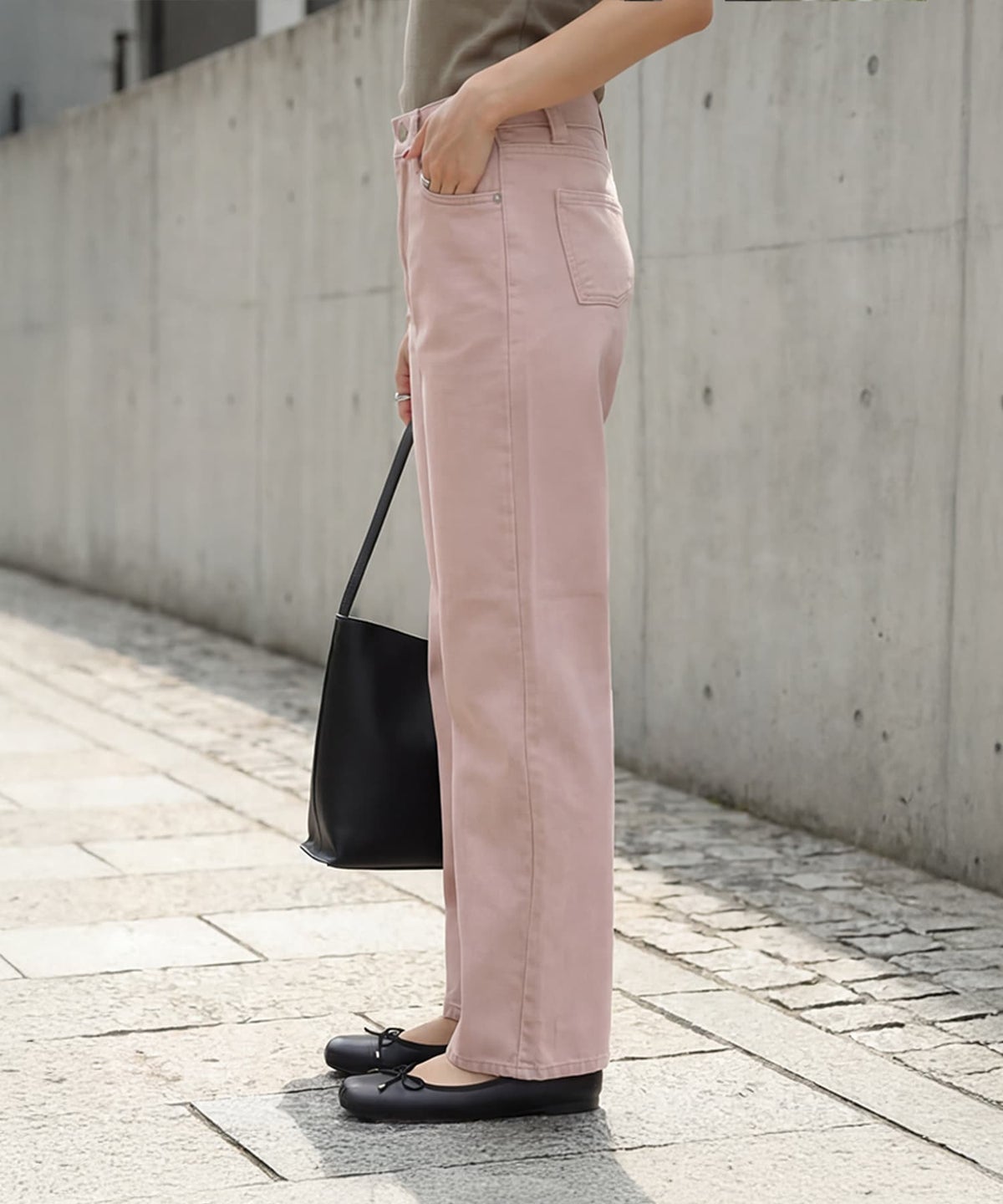 着用イメージ 163cm ピンク Sサイズ