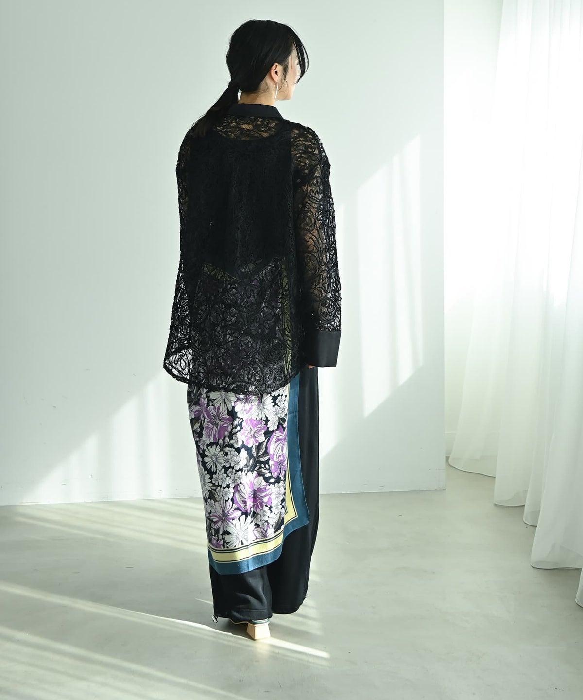 着用イメージ 167cm ブラック