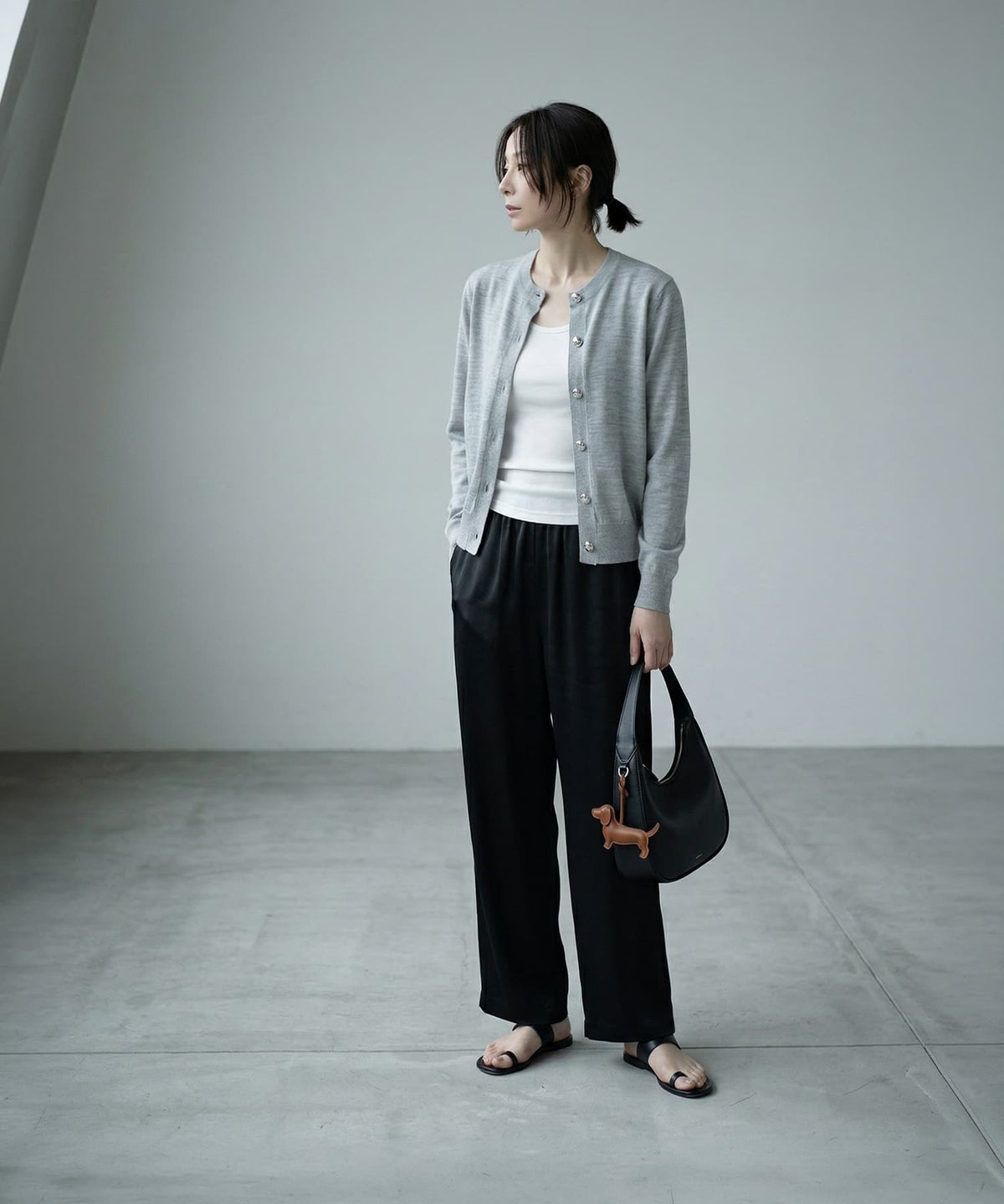 着用イメージ 170cm ブラック