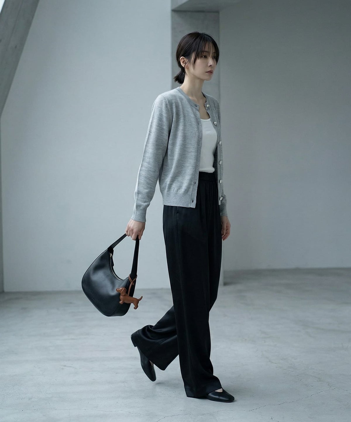 着用イメージ 170cm ブラック