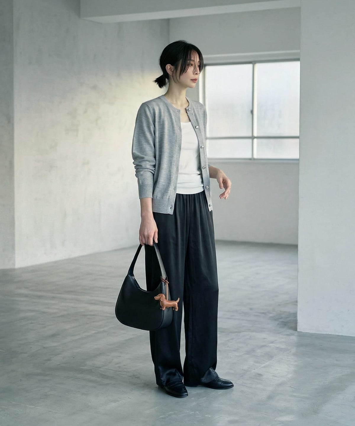 着用イメージ 170cm ブラック