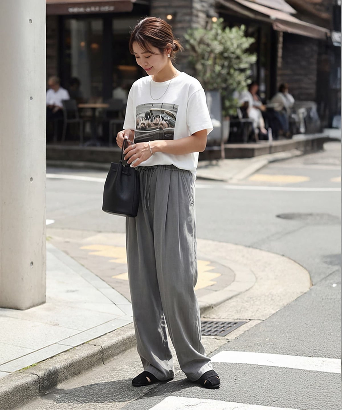 着用イメージ 163cm ホワイト