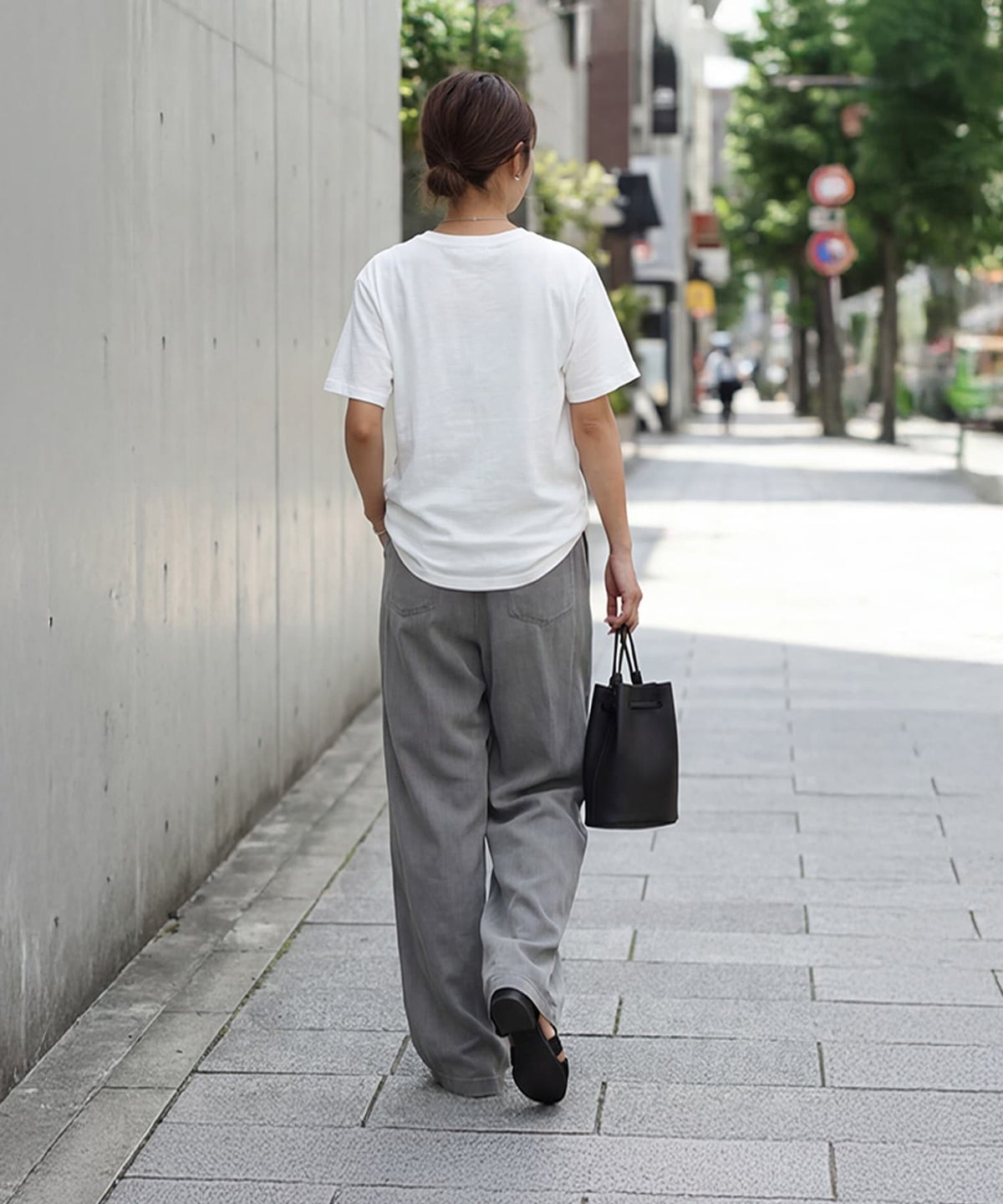 着用イメージ 163cm ホワイト