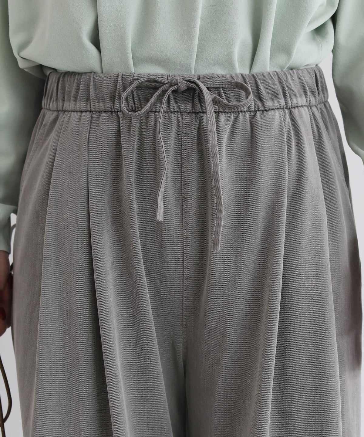 着用イメージ 163cm　ライトグレー