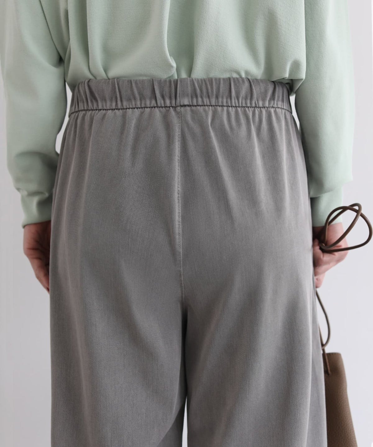 着用イメージ 163cm　ライトグレー