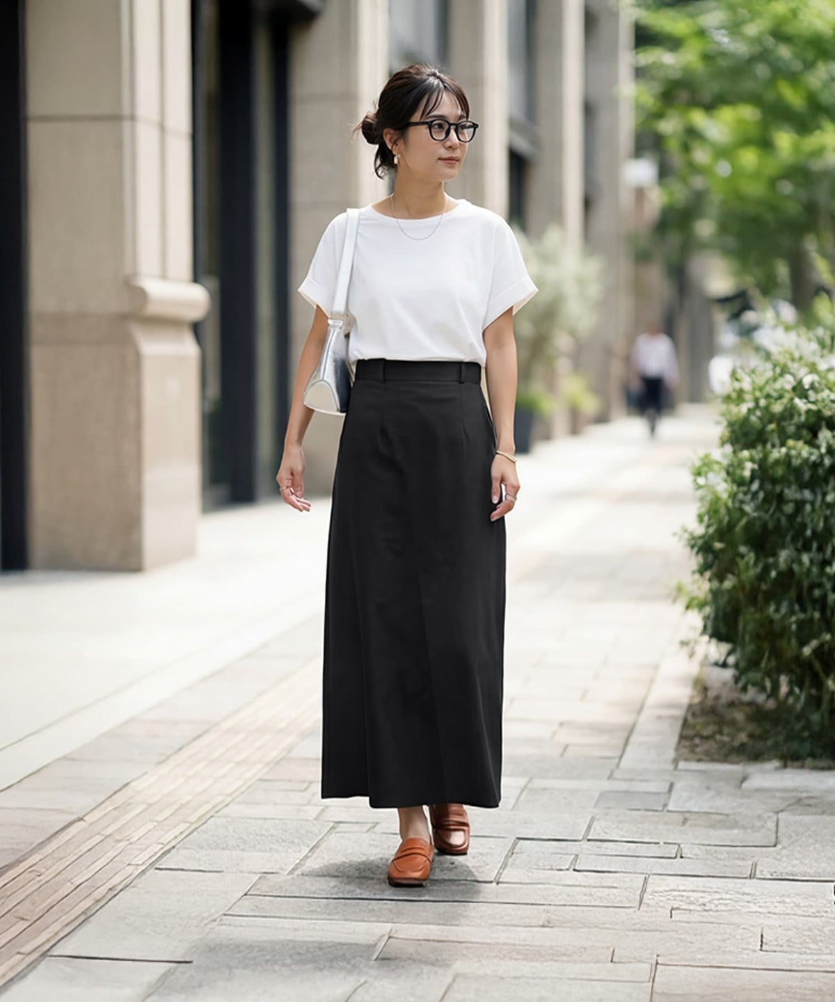 着用イメージ 163cm ブラック