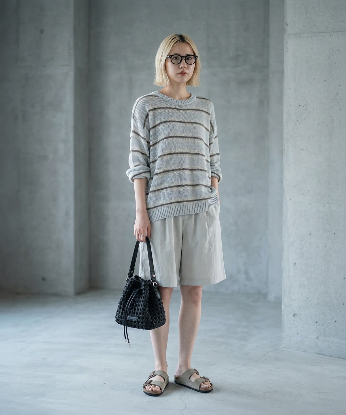 着用イメージ 165cm ブルー