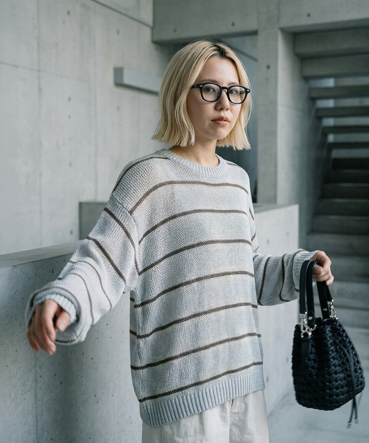 着用イメージ 165cm ブルー