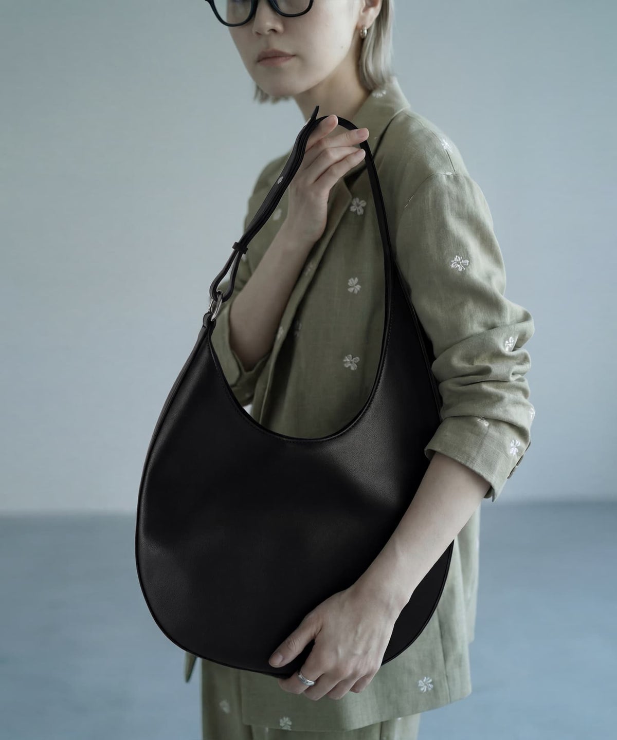 着用イメージ 170cm ブラック