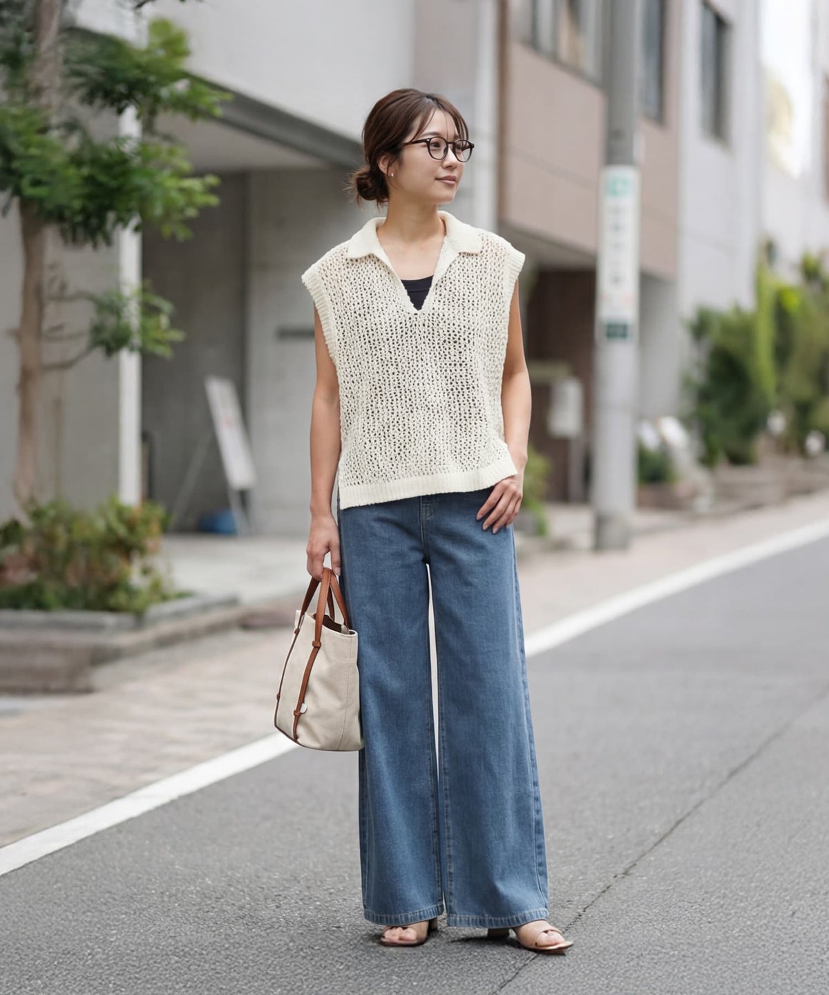 着用イメージ 163cm ナチュラル