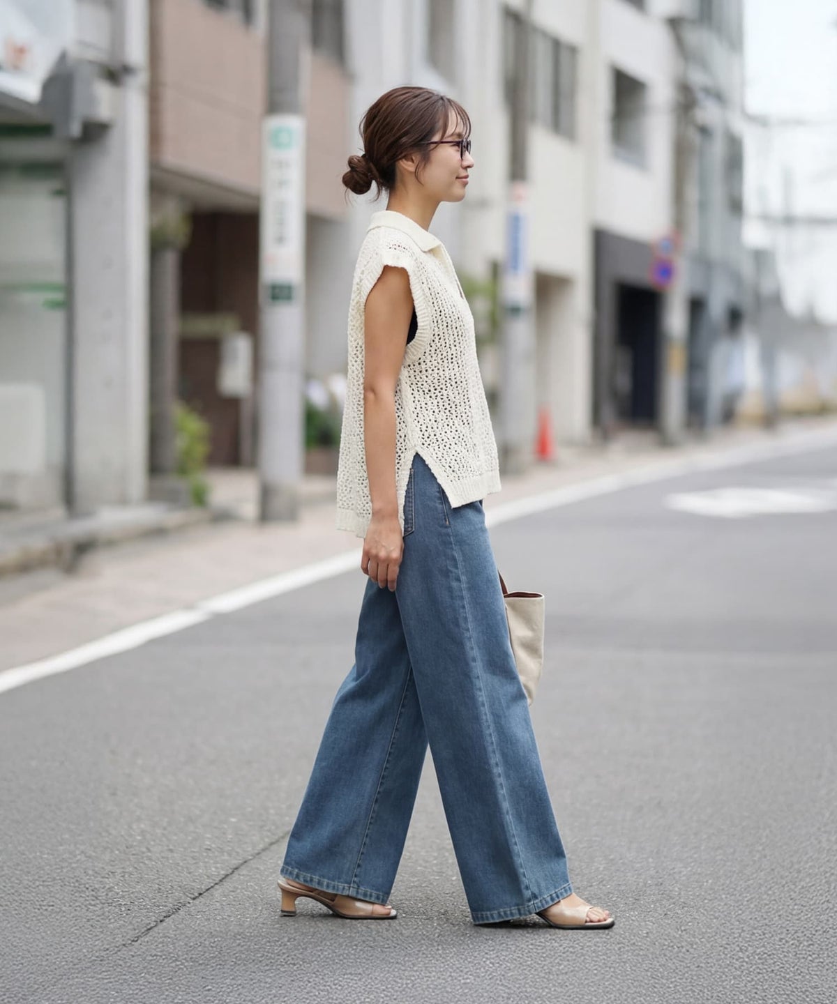 着用イメージ 163cm ナチュラル