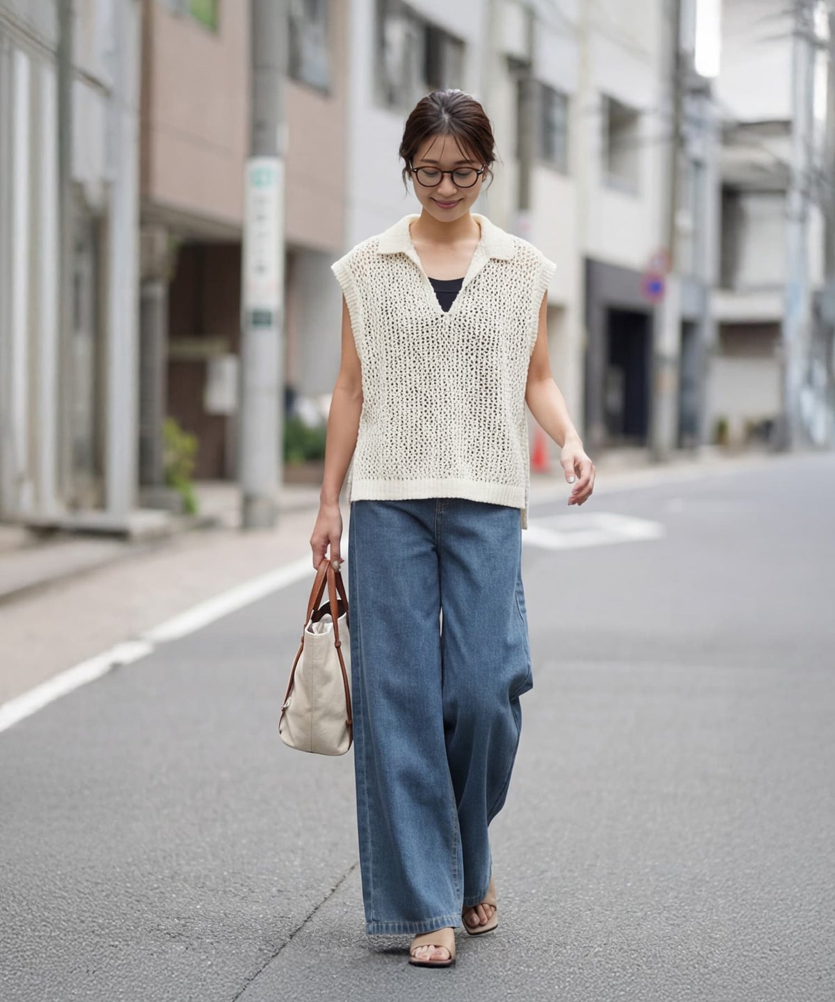 着用イメージ 163cm ナチュラル