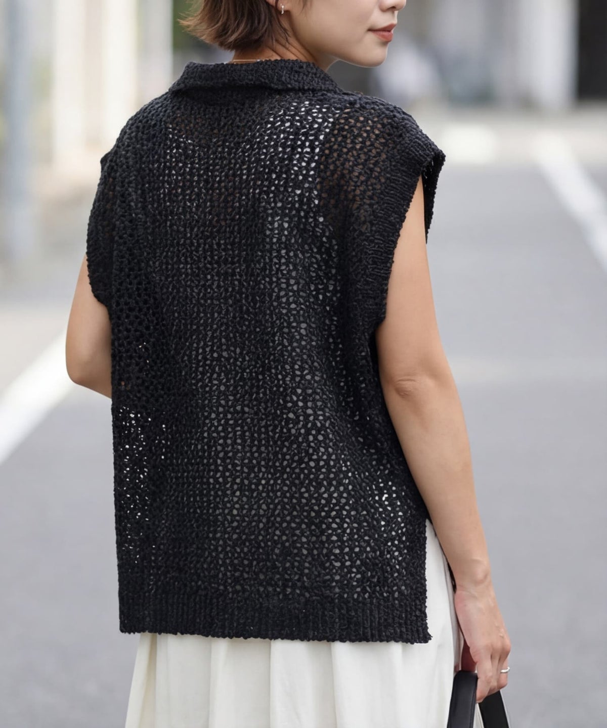 着用イメージ 163cm ブラック