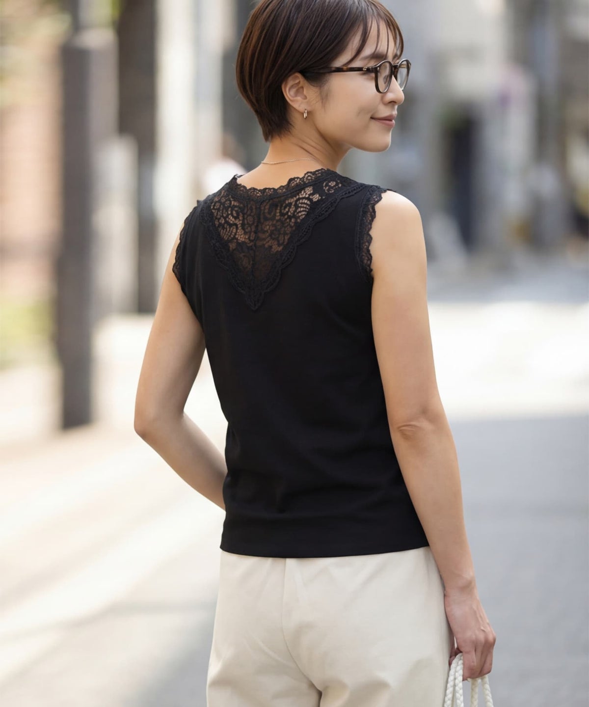 着用イメージ 163cm ブラック