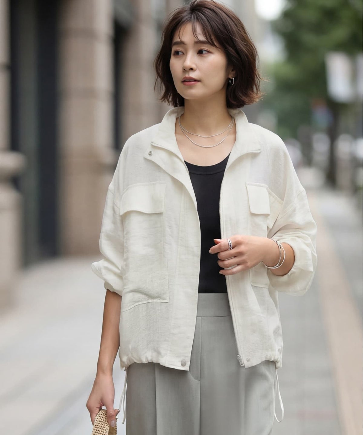 着用イメージ 163cm ナチュラル