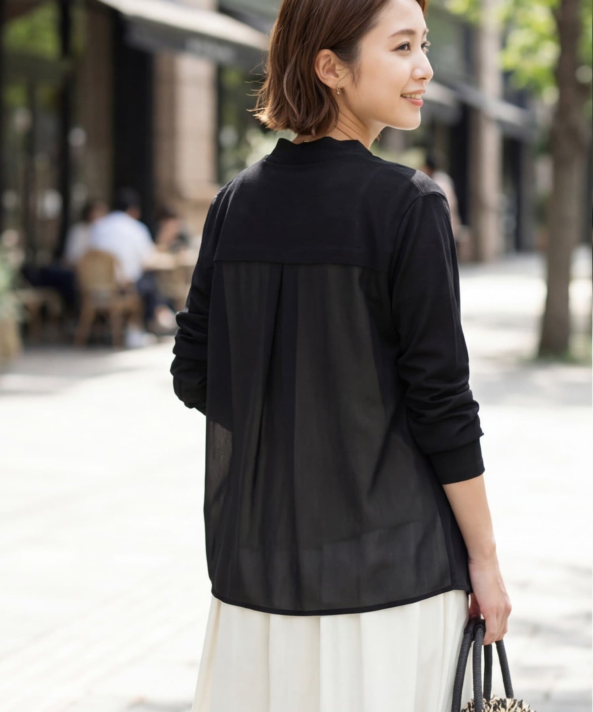 着用イメージ 163cm ブラック