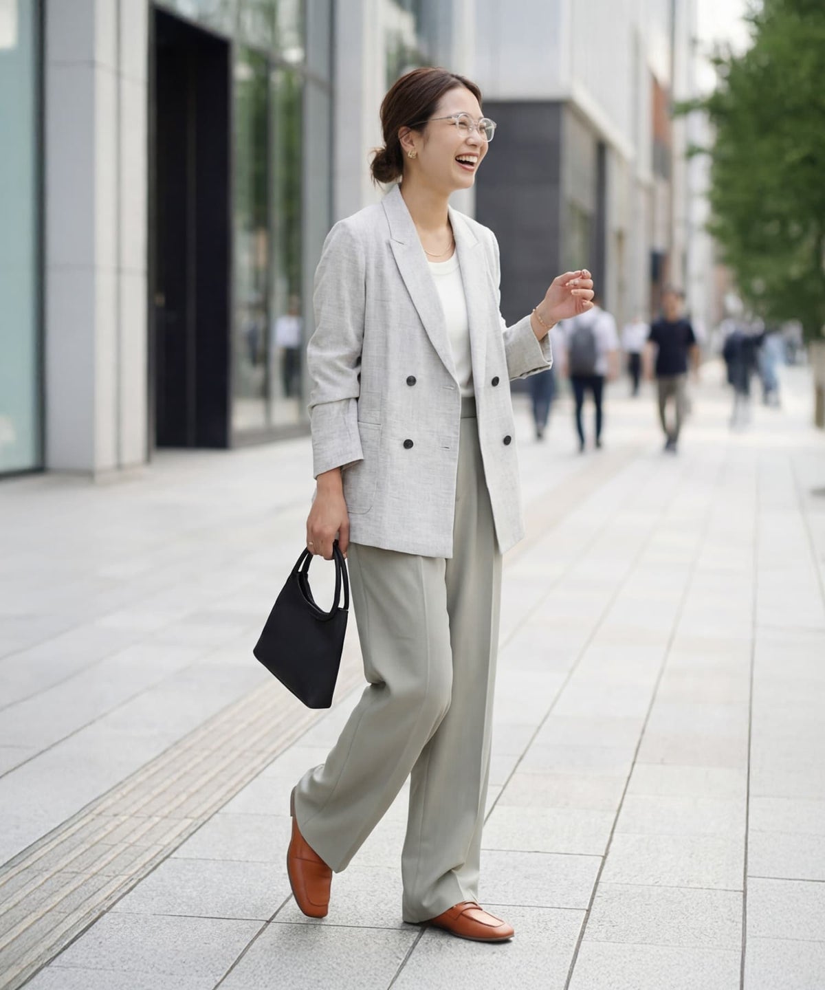 着用イメージ 163cm サンド