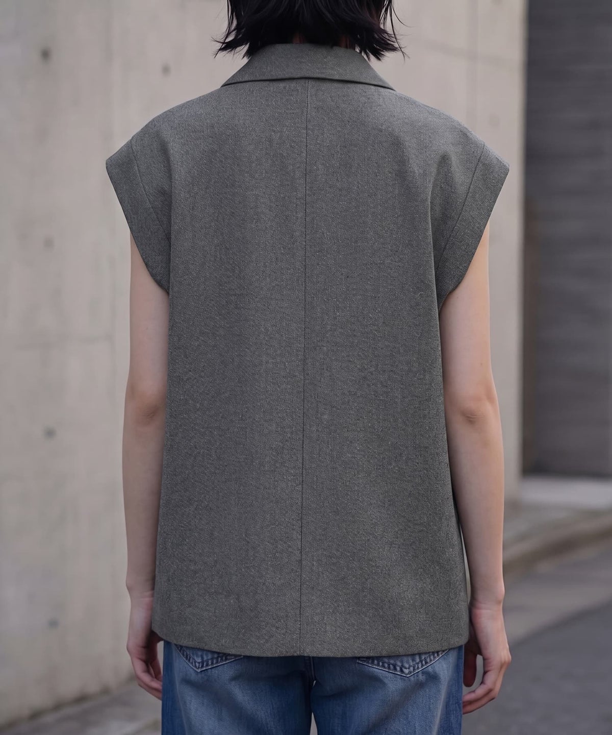 着用イメージ 170cm グレー