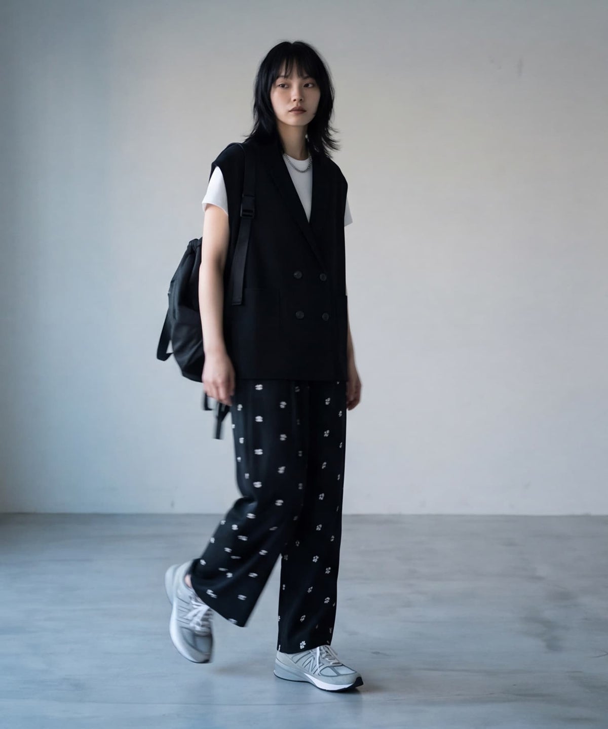 着用イメージ 165cm ブラック