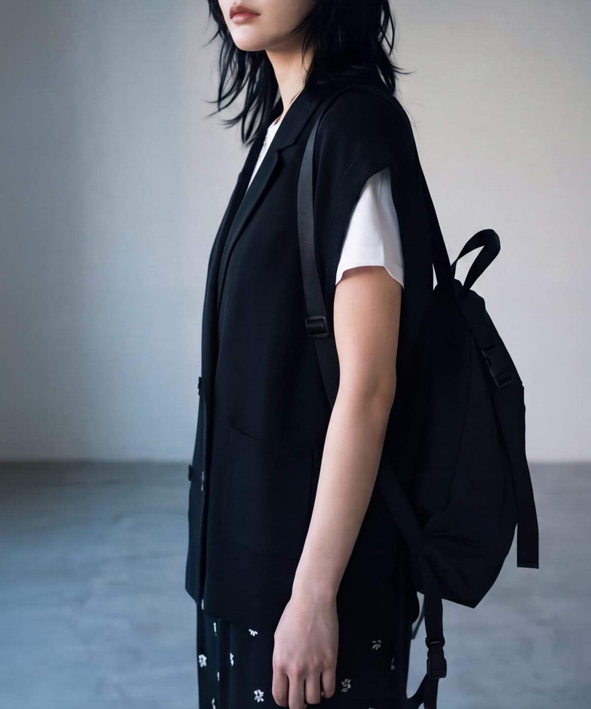 着用イメージ 165cm ブラック