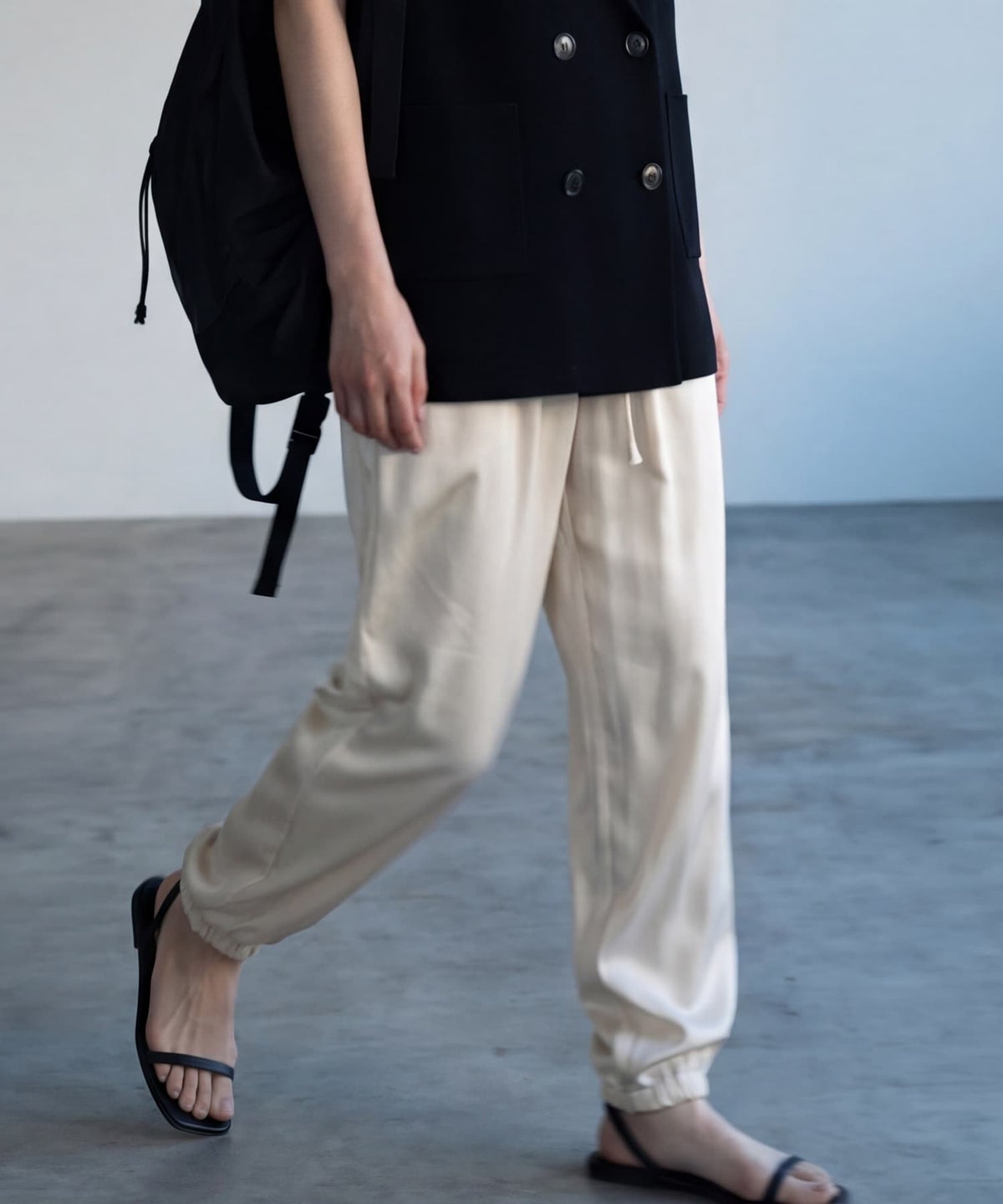 着用イメージ 165cm ブラック