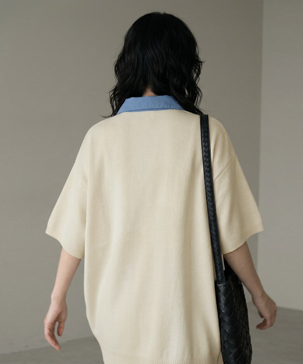 着用イメージ 170cm アイボリー