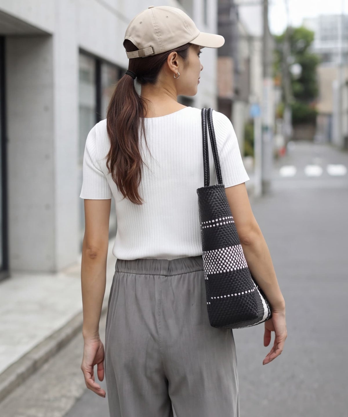 着用イメージ 163cm ホワイト