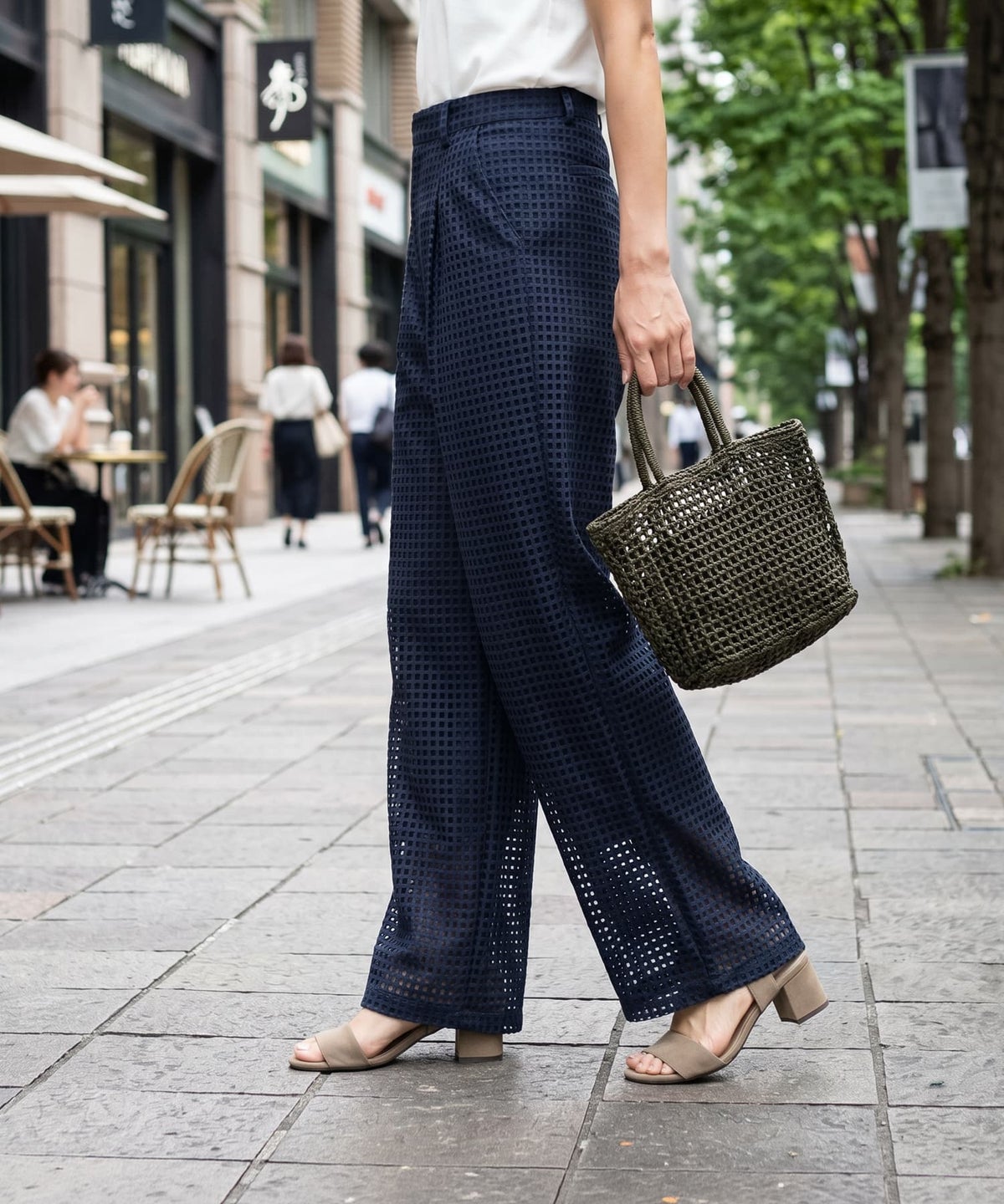 着用イメージ 163cm ドライネイビー S