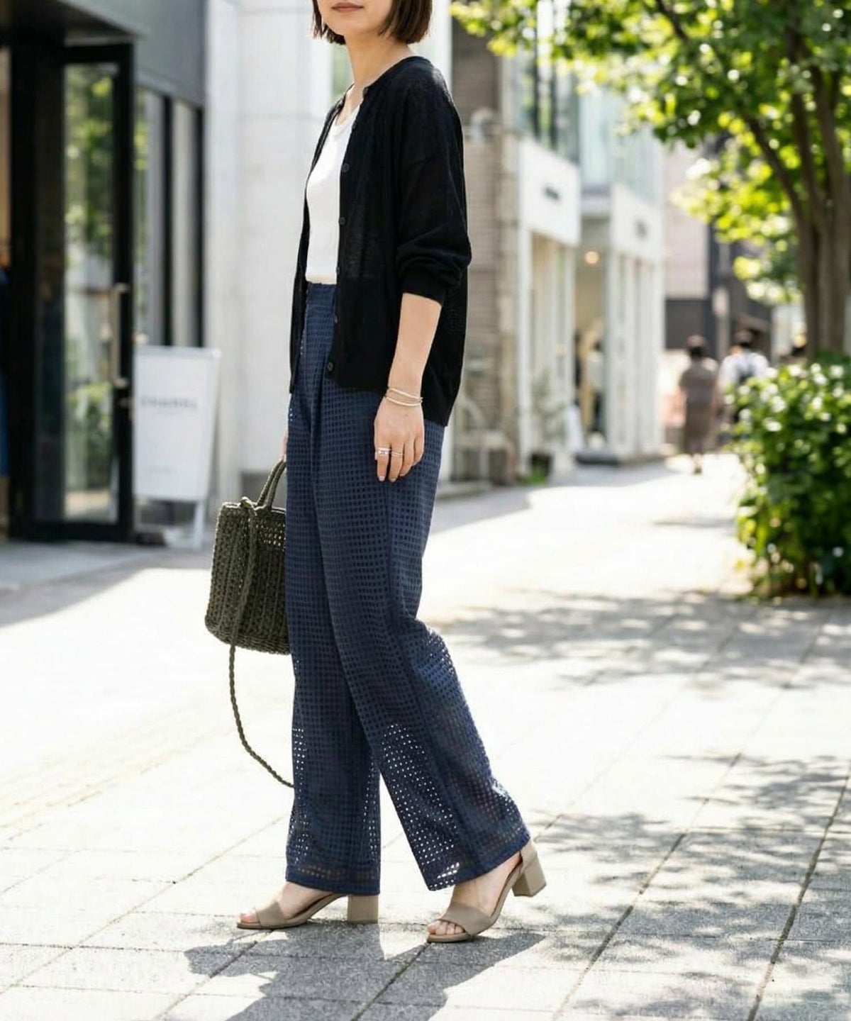 着用イメージ 163cm ドライネイビー S