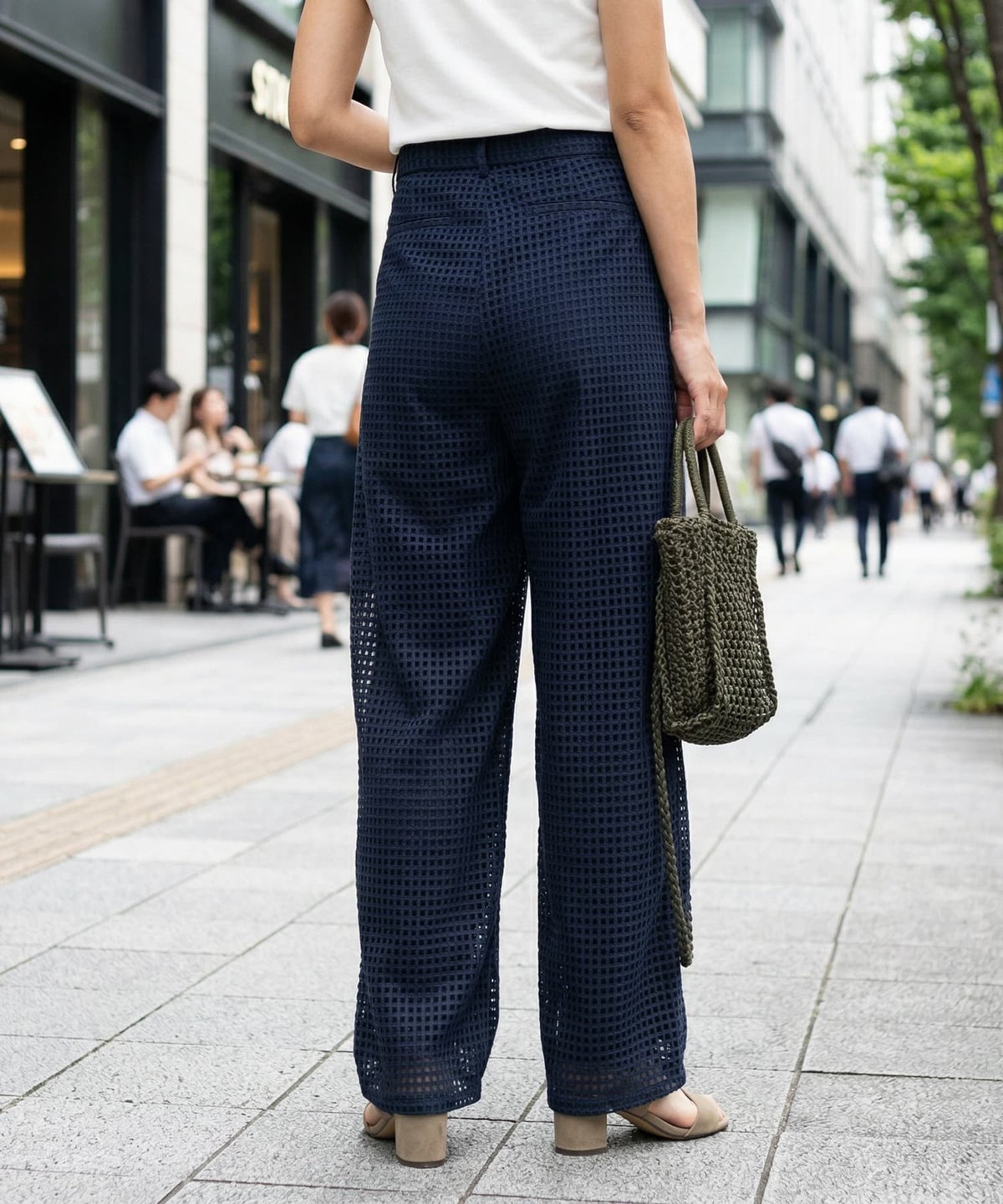 着用イメージ 163cm ドライネイビー S