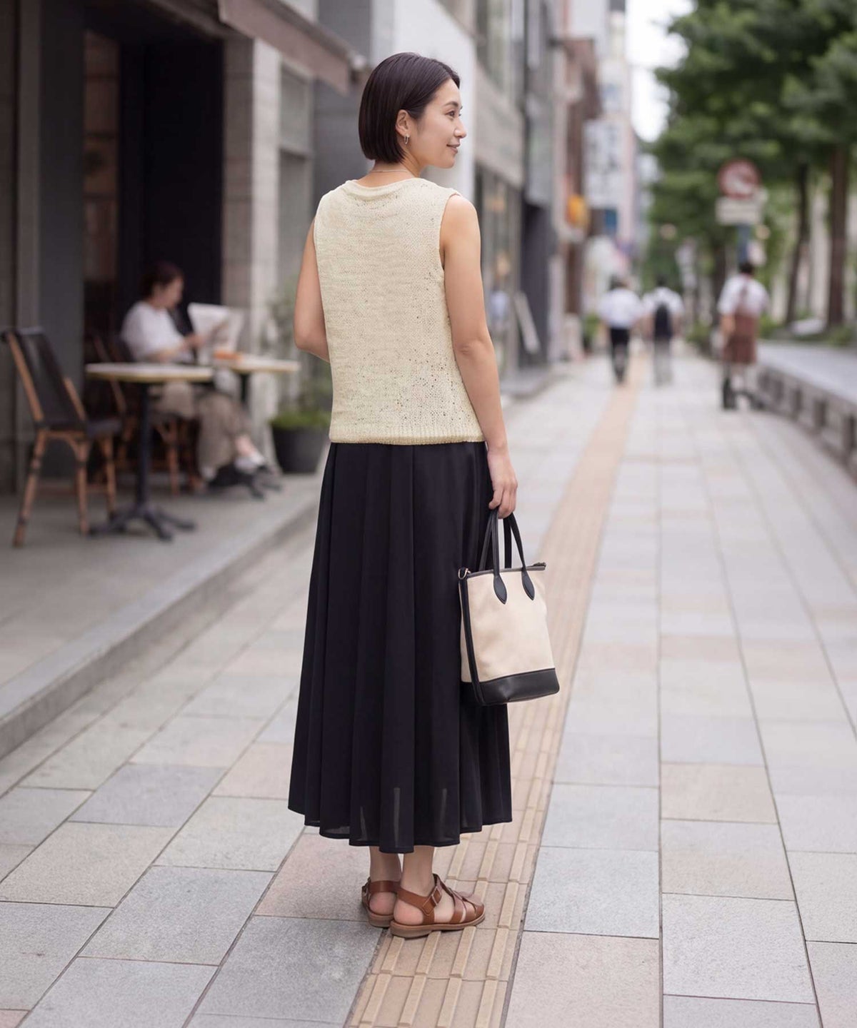 着用イメージ 163cm ナチュラル