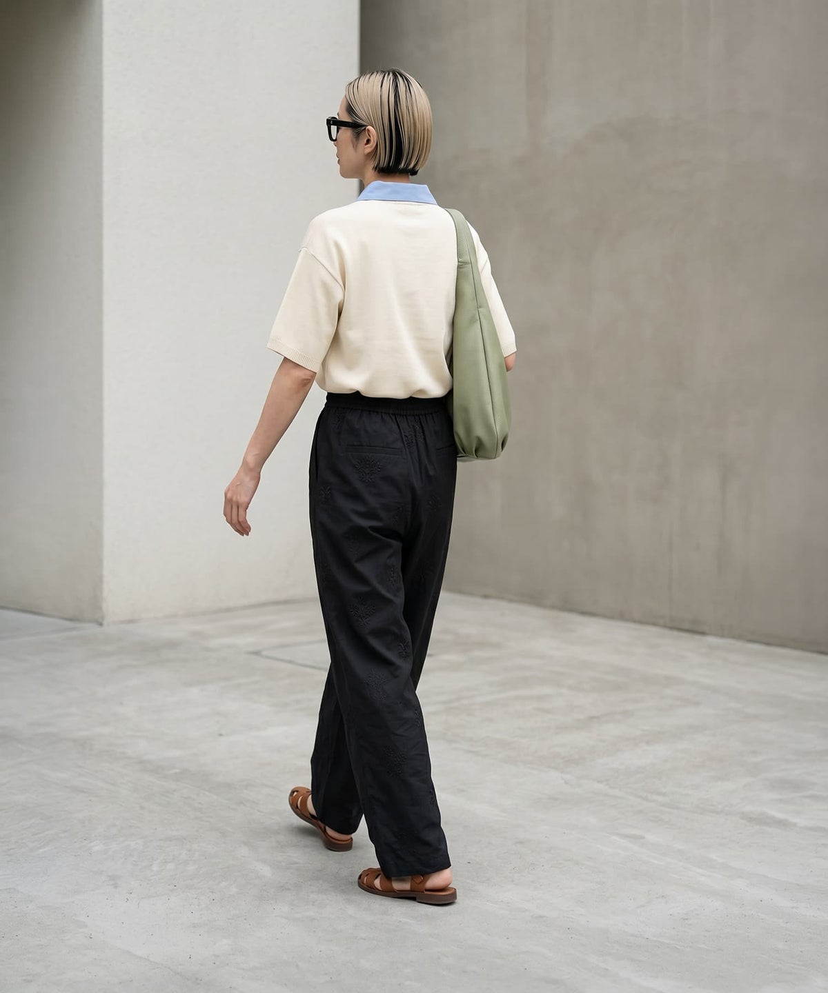 着用イメージ 168cm ブラック