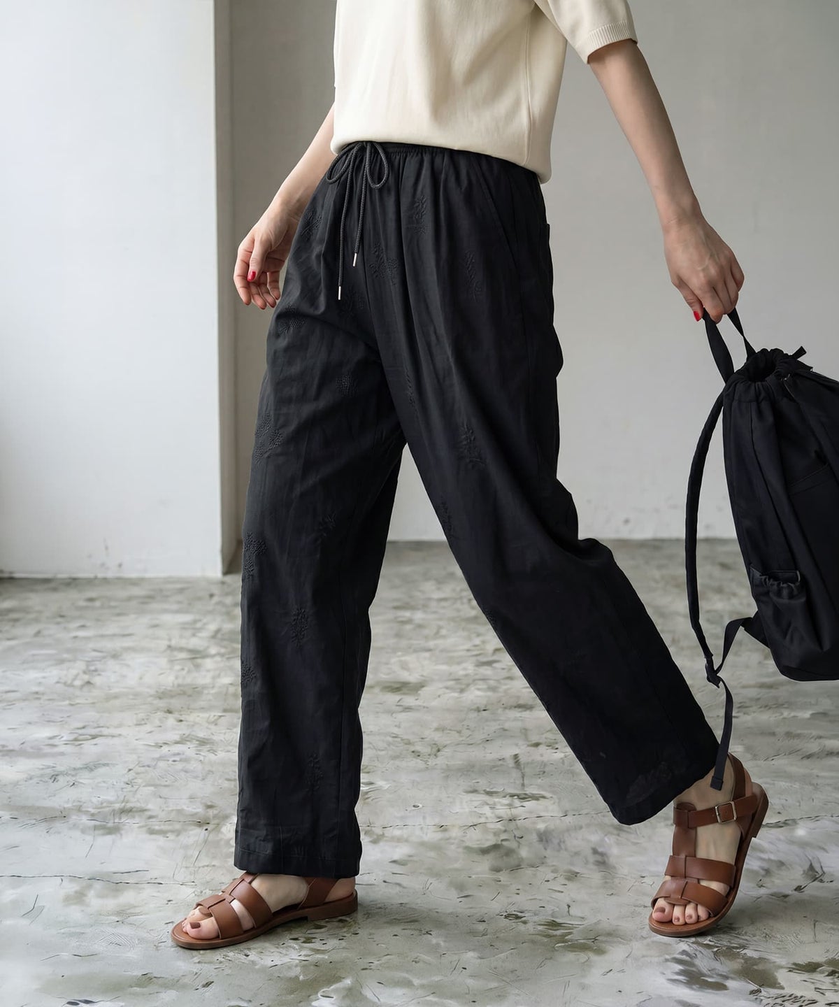 着用イメージ 168cm ブラック