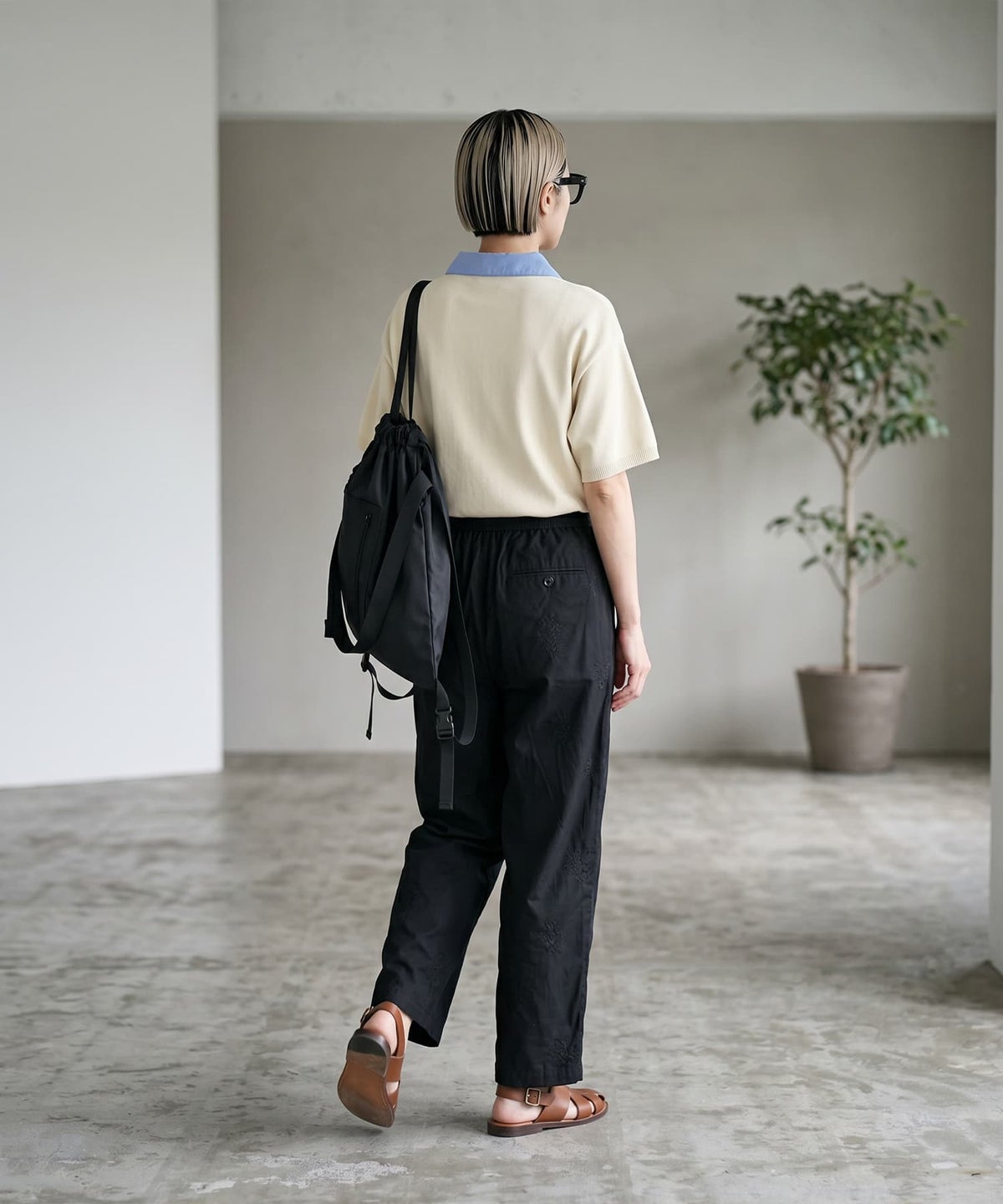 着用イメージ 168cm ブラック