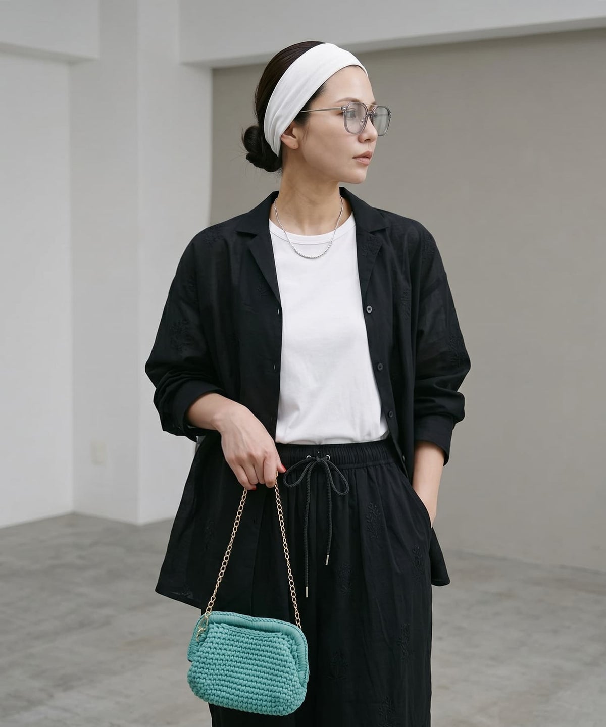 着用イメージ 170cm ブラック