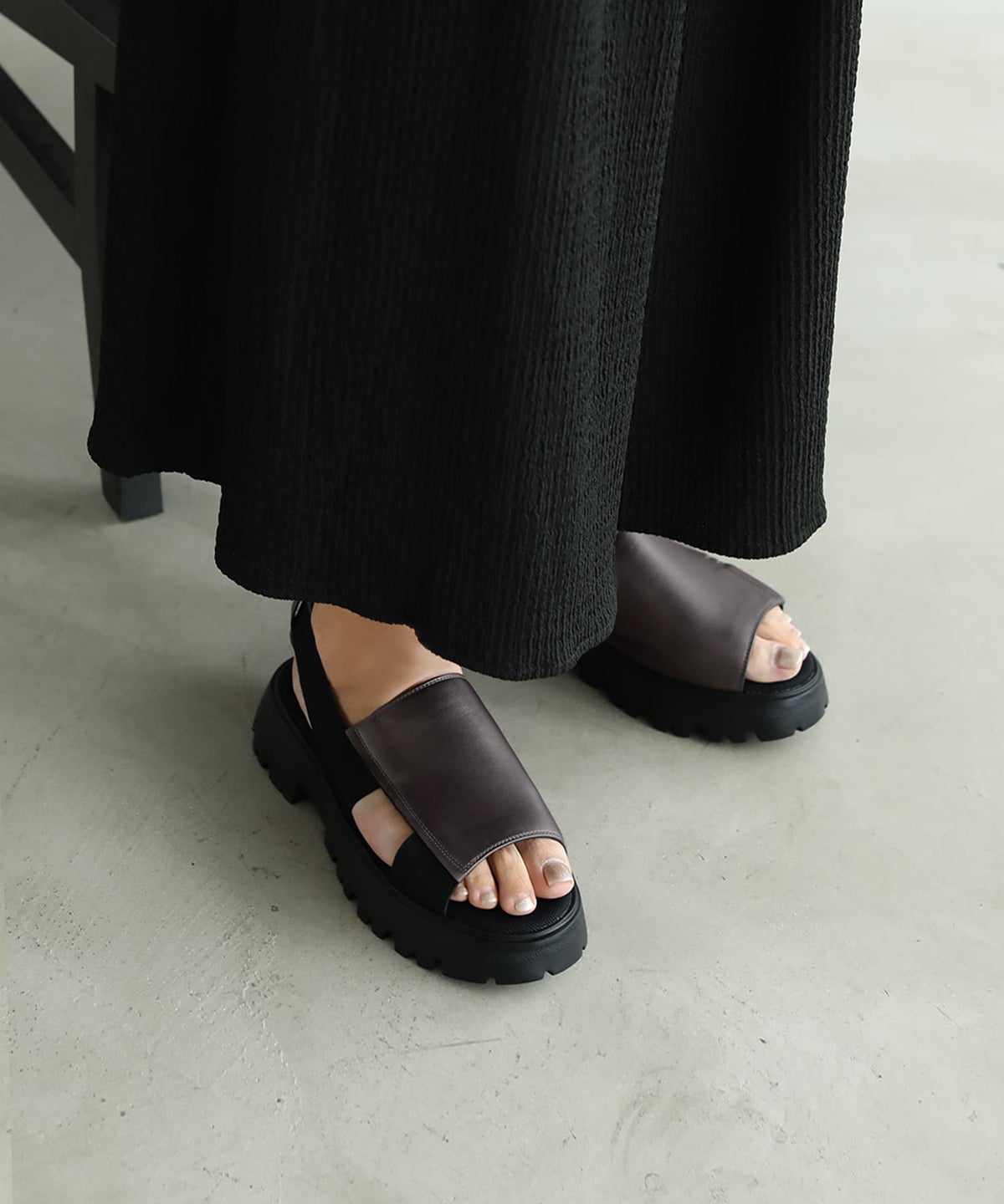 着用イメージ 163cm ガンメタ