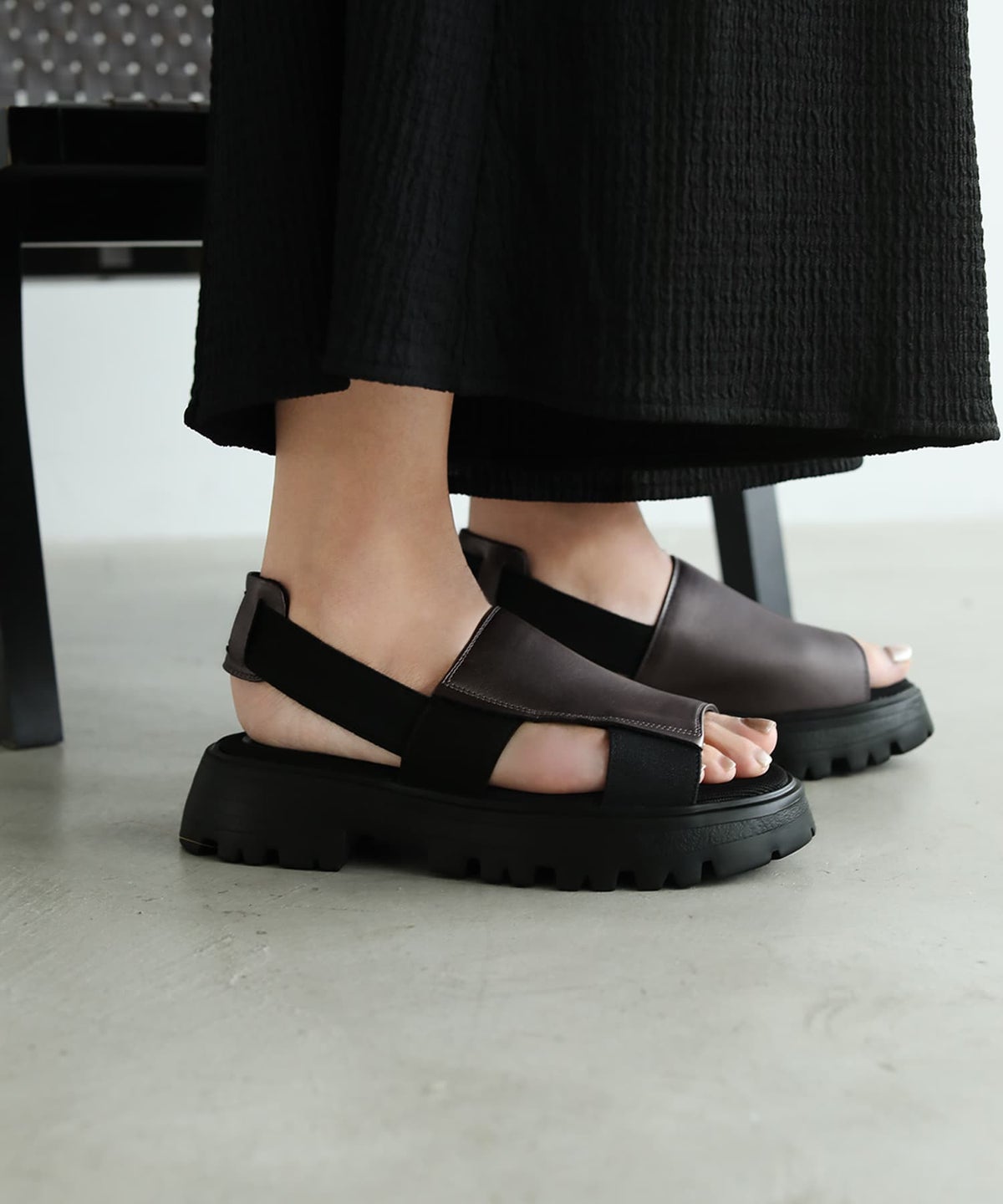 着用イメージ 163cm ガンメタ