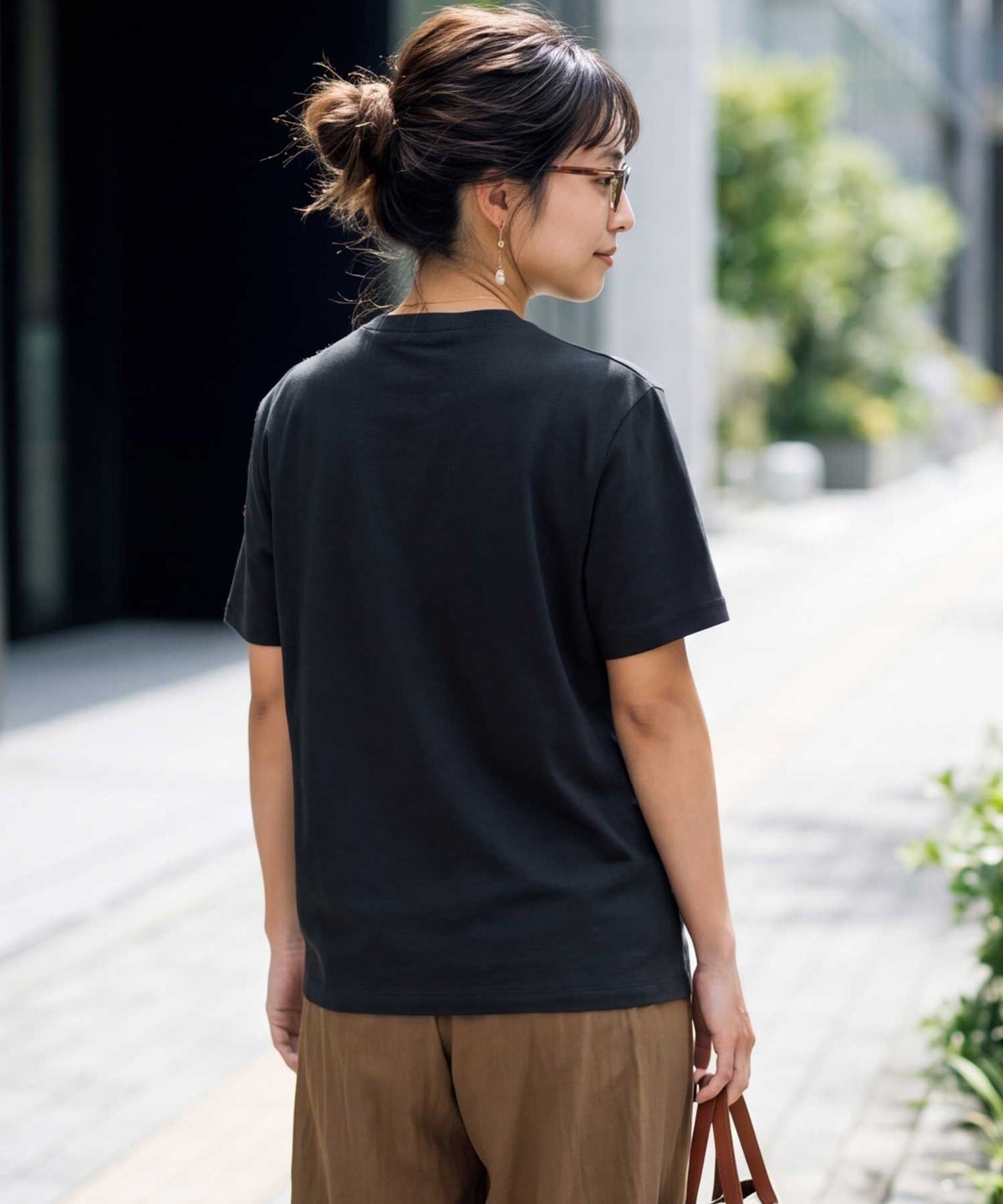 着用イメージ 163cm ブラック