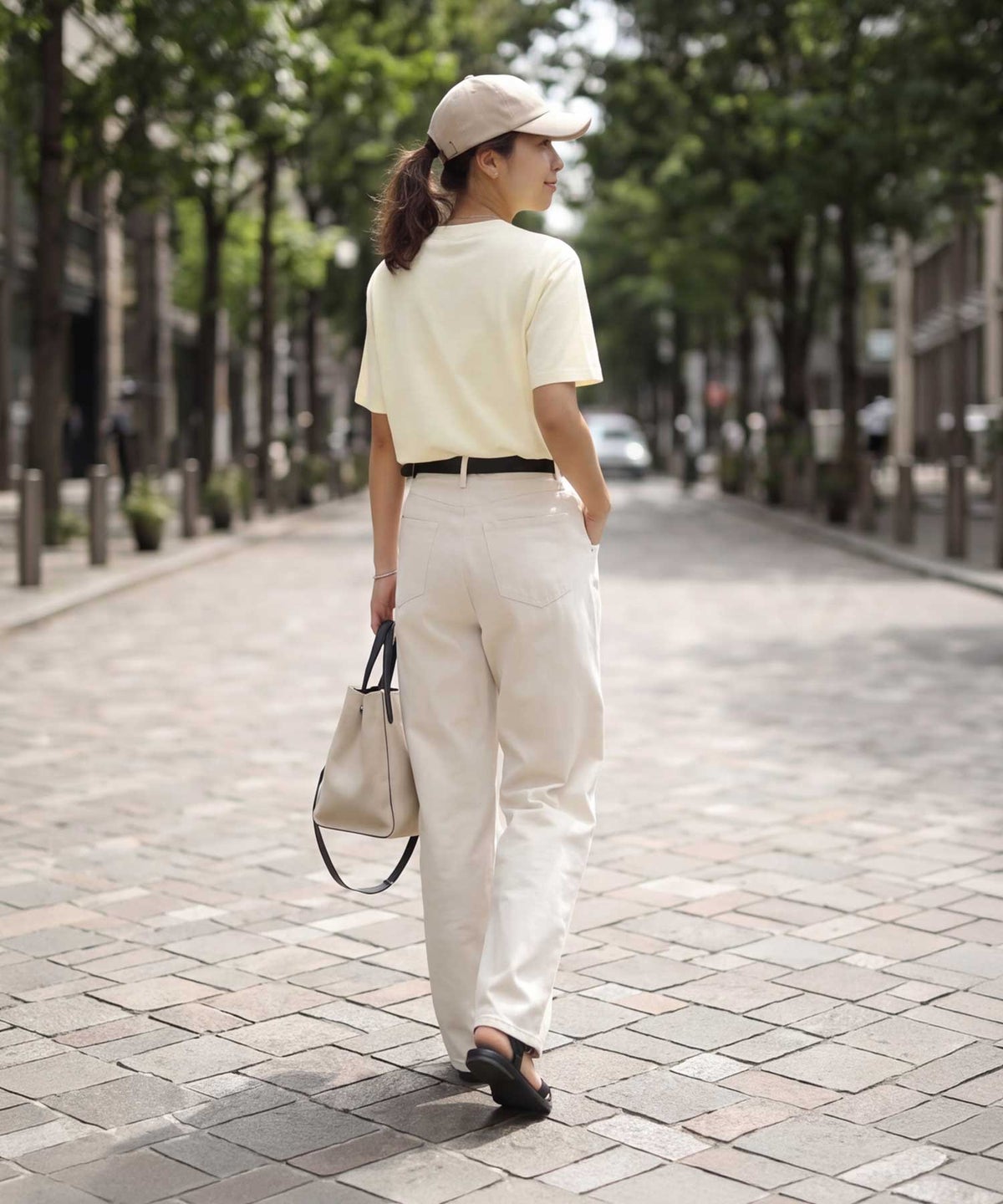 着用イメージ 163cm イエロー