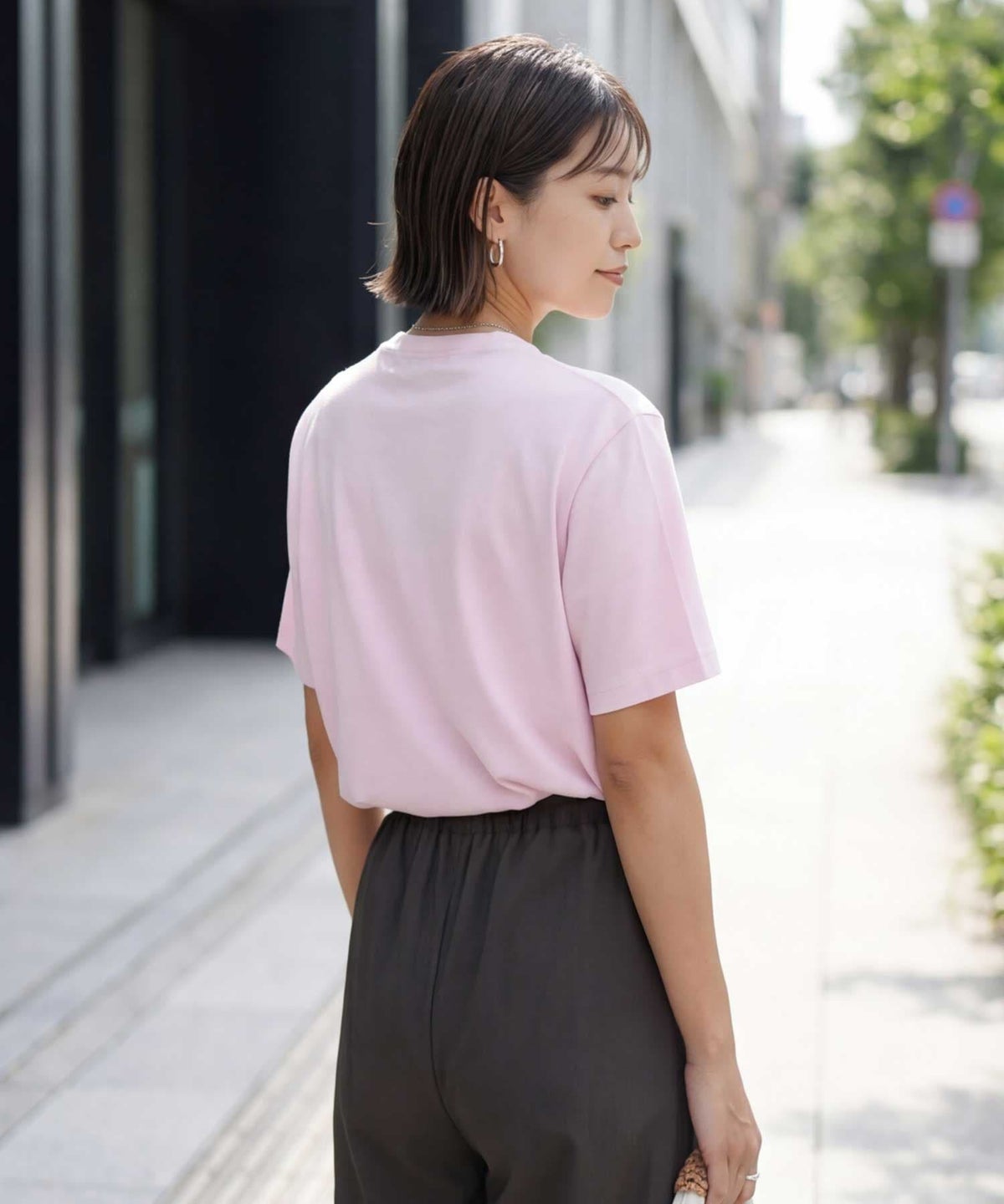 着用イメージ 163cm ピンク