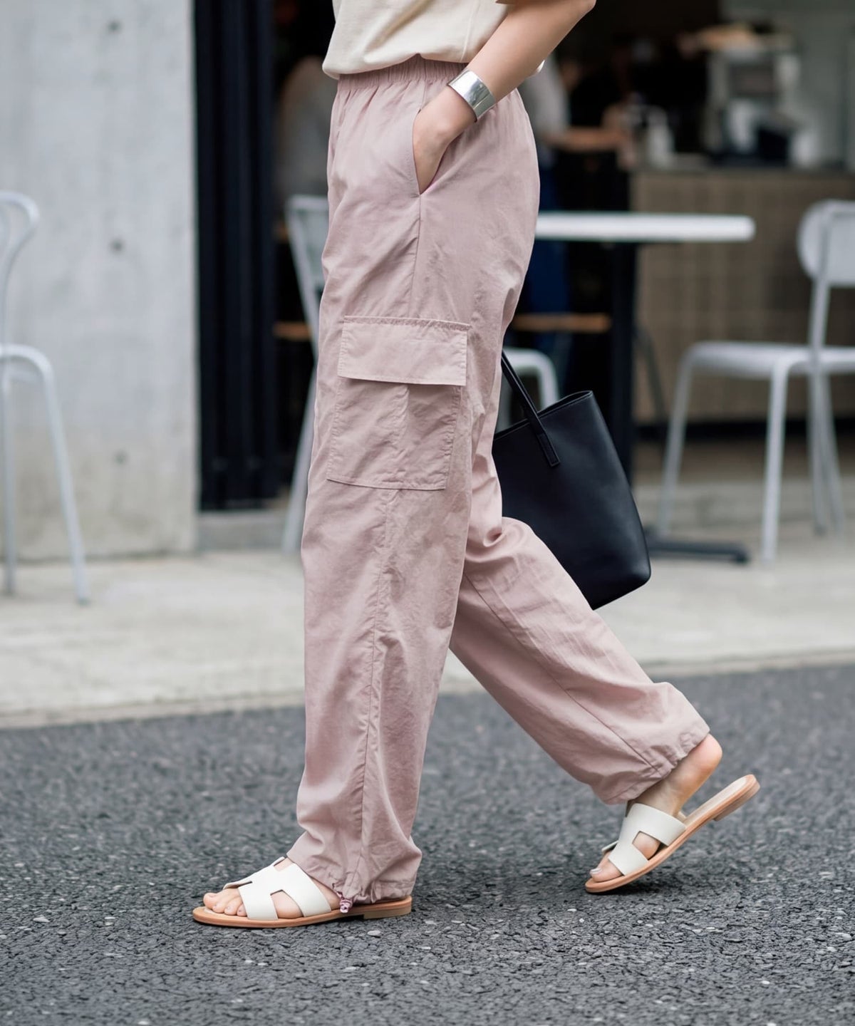 着用イメージ 163cm ピンク