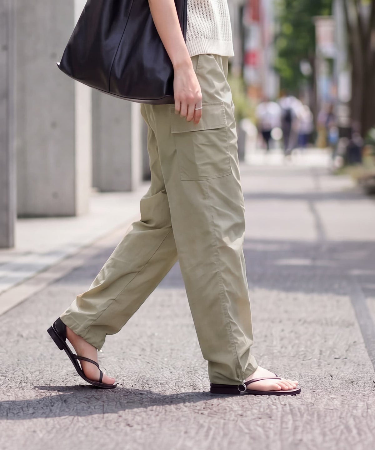 着用イメージ 163cm サンドベージュ