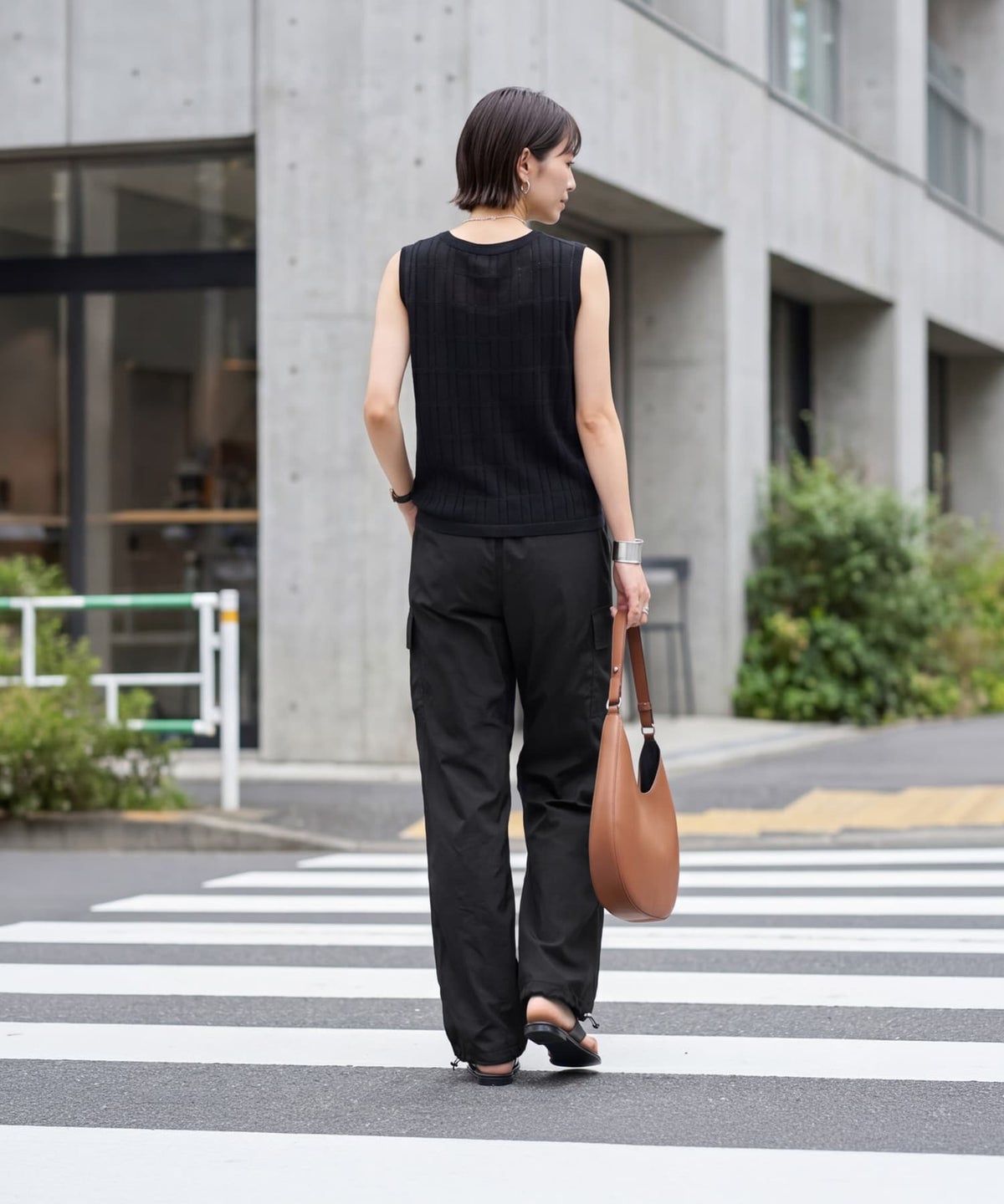 着用イメージ 163cm ブラック