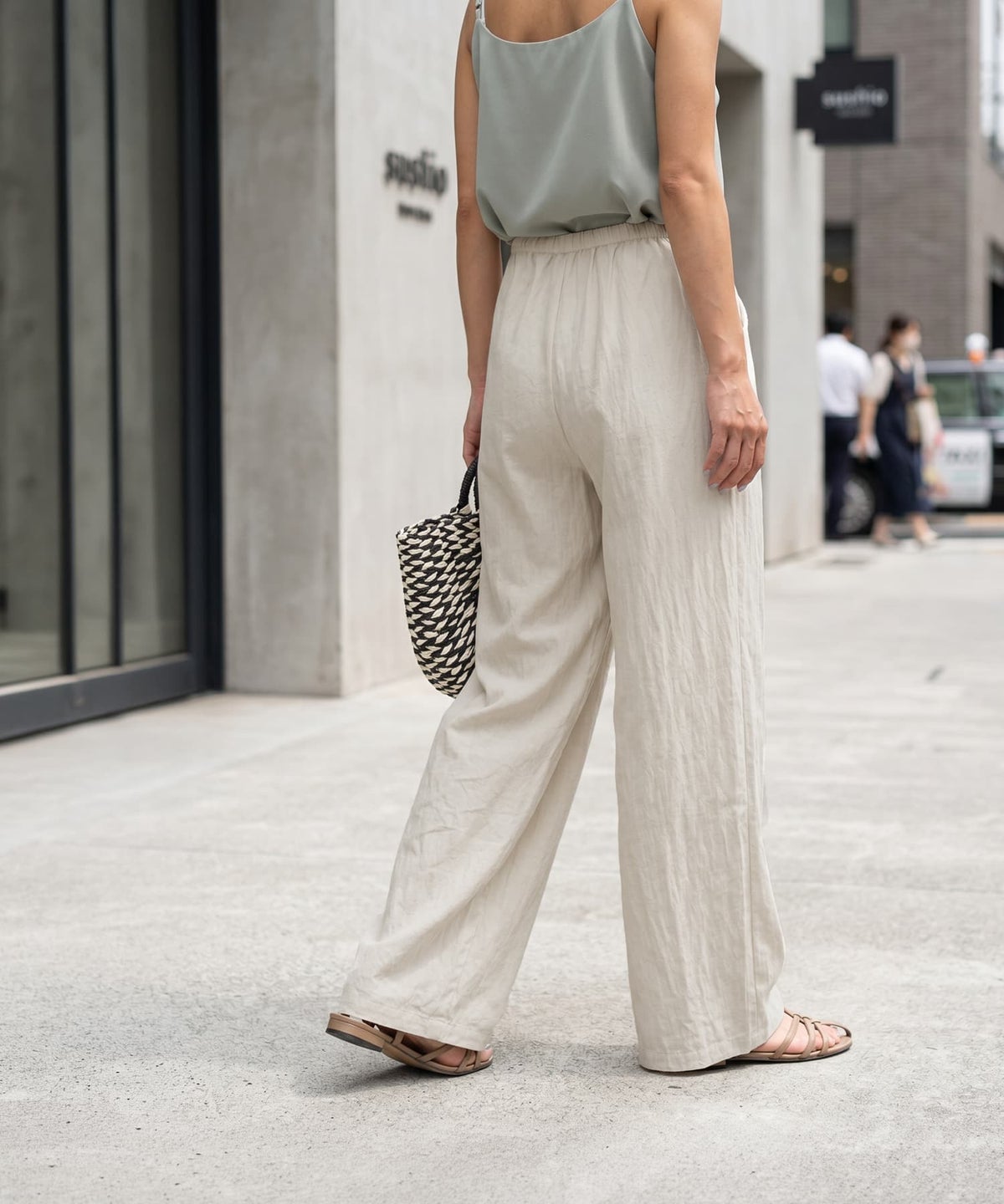 着用イメージ 163cm 着用サイズ F ナチュラル