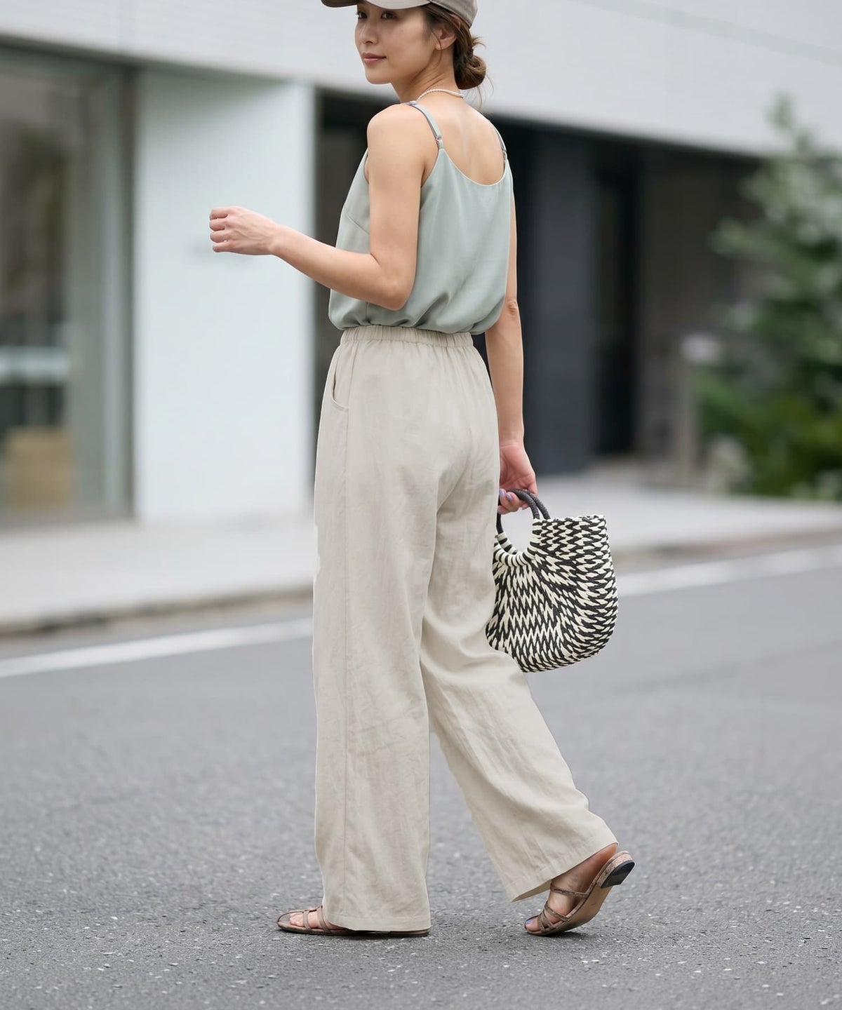 着用イメージ 163cm 着用サイズ F ナチュラル