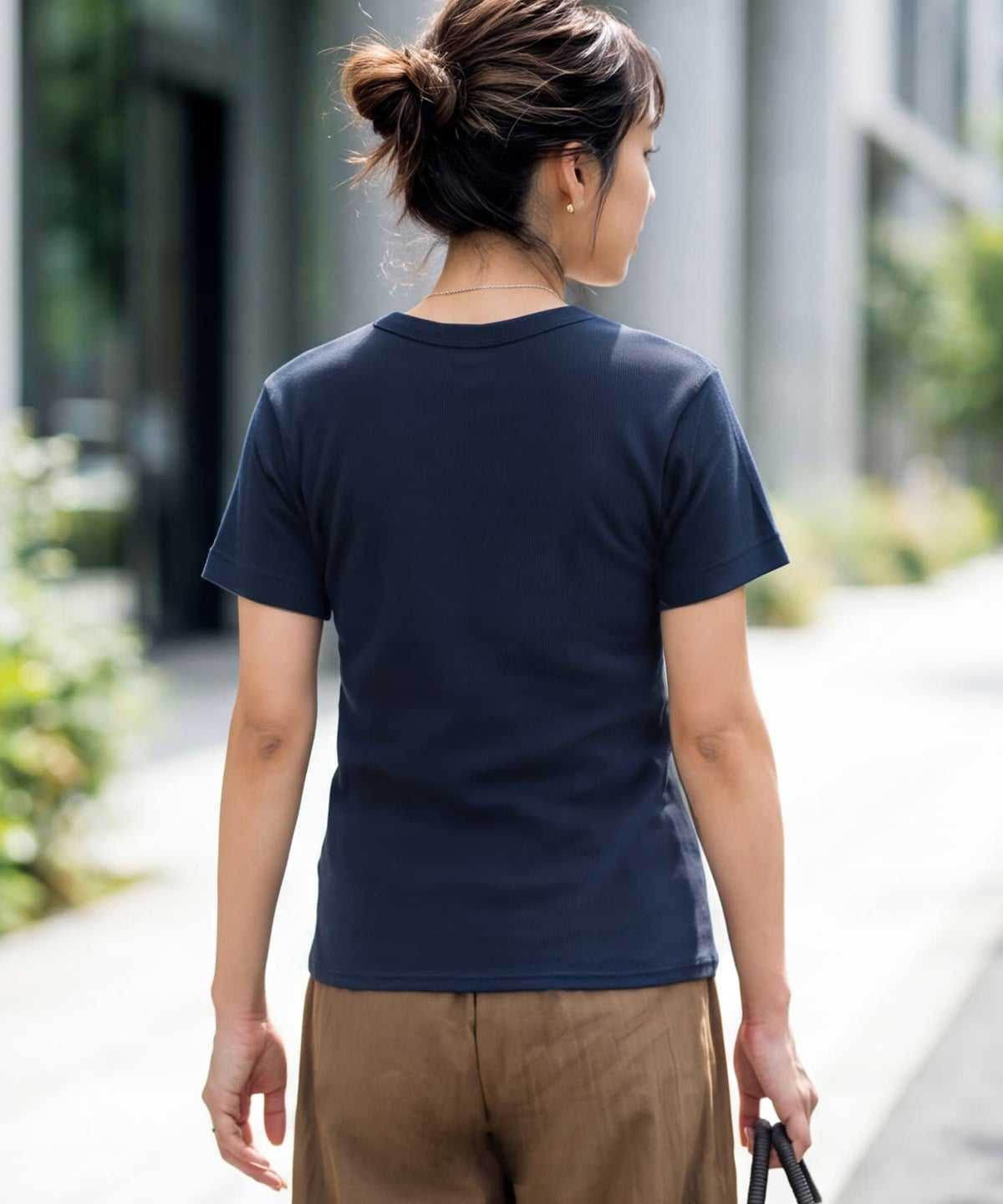 着用イメージ 163cm ネイビー